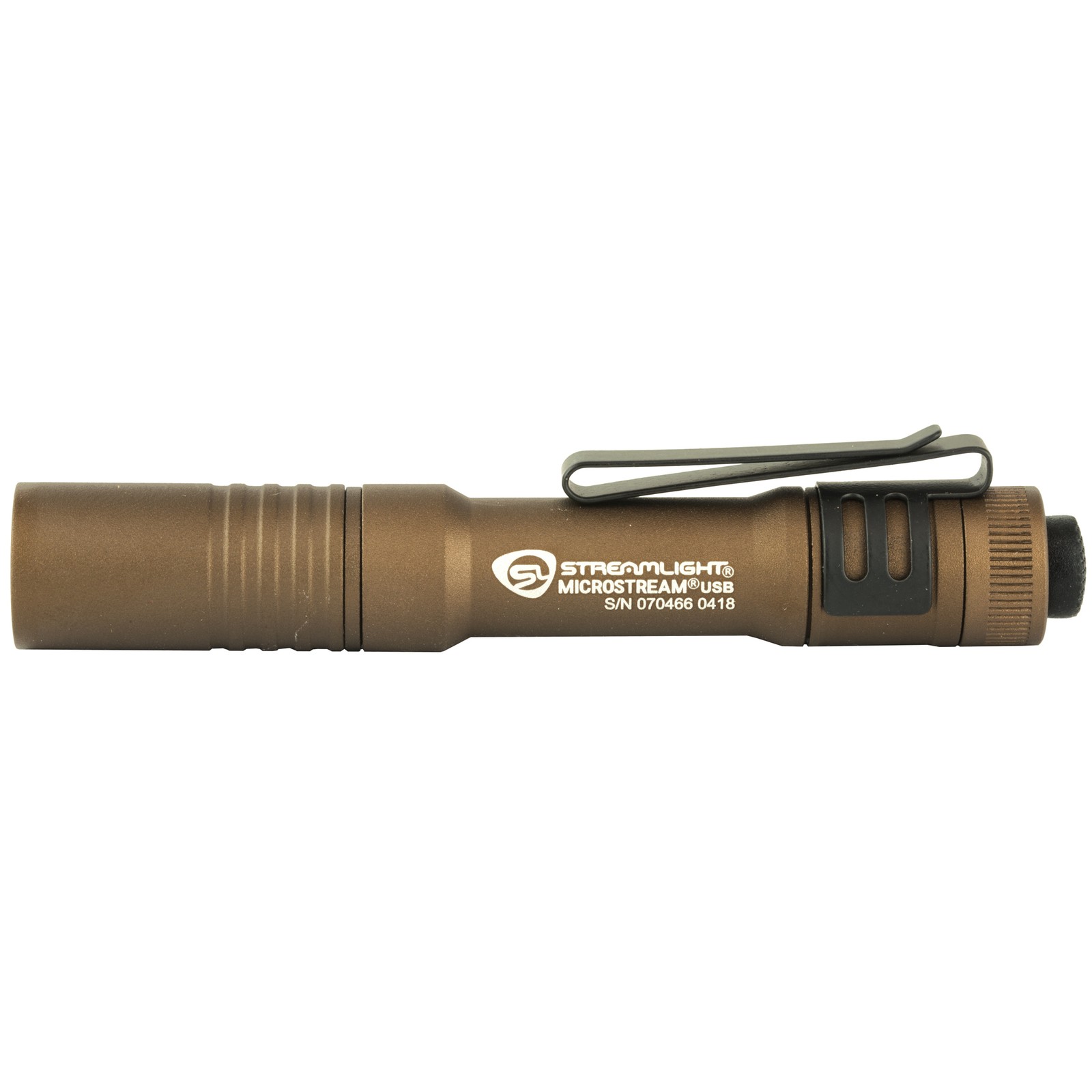 Streamlight 66608 MicroStream USB Pocket Light Coyote 50/250 Lumens White C4 LE