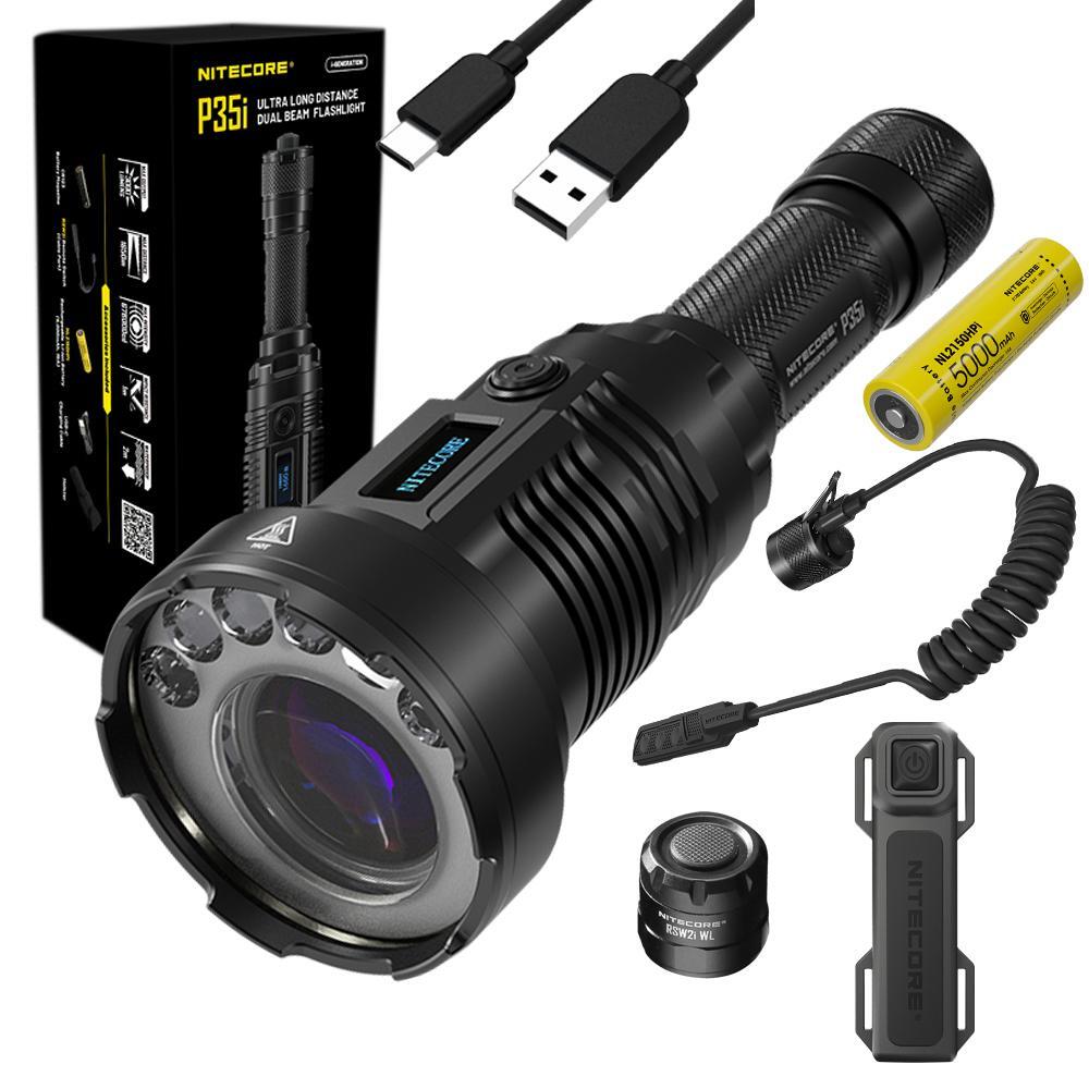 Nitecore P35i Ultra Long Distance Dual Beam LEP Rechargeable Flashlight – 3000 L