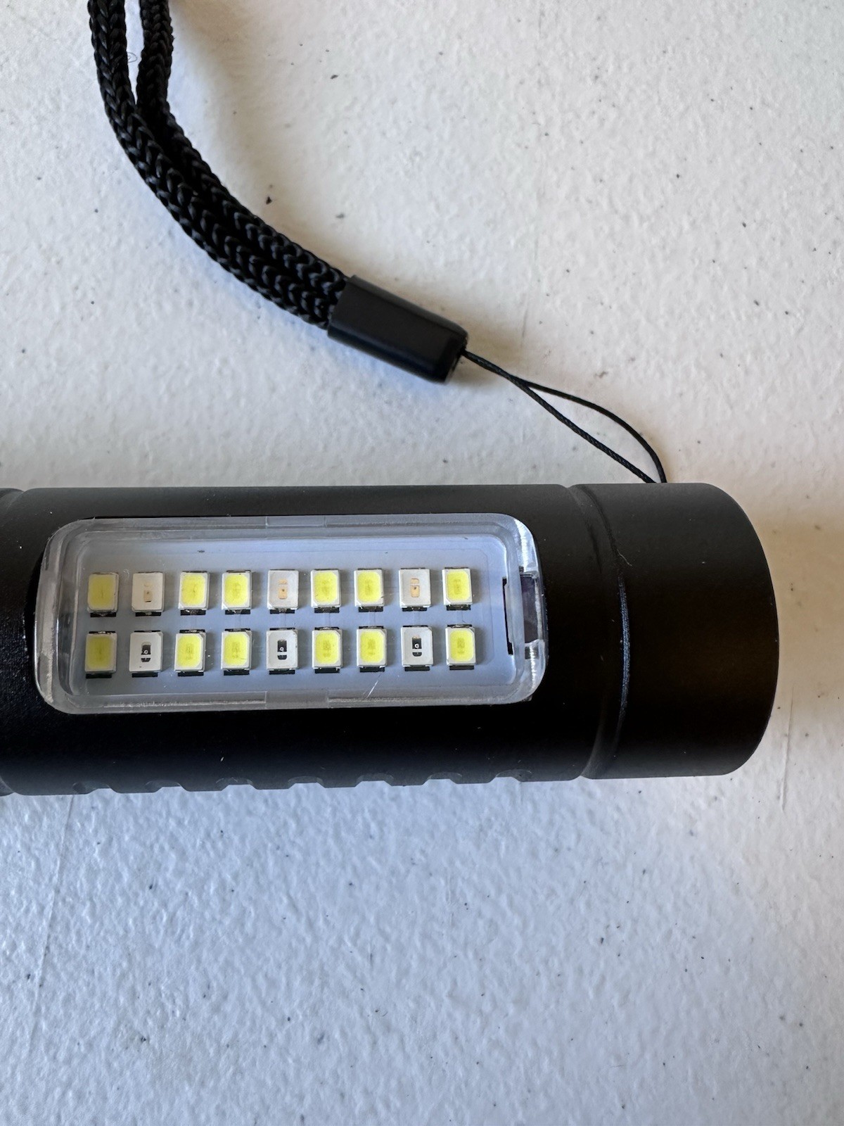 Rechargeable LED Flashlight Metal Torch 6 Modes USB Charge 15W + COB Light New