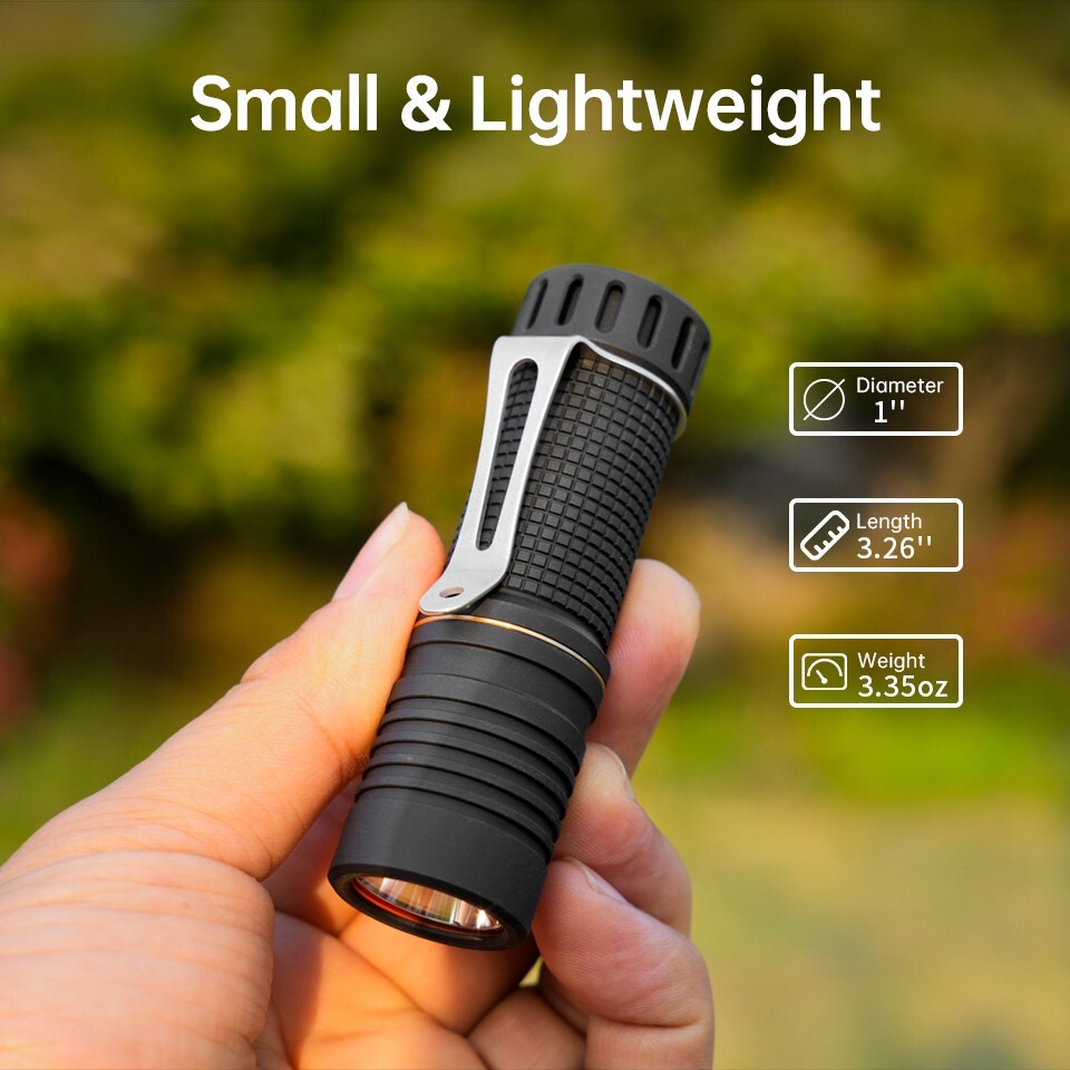 Maeerxu XT3 Aluminum SST40 LED 1400lm 18350 Li-ion Battery Long Distanc