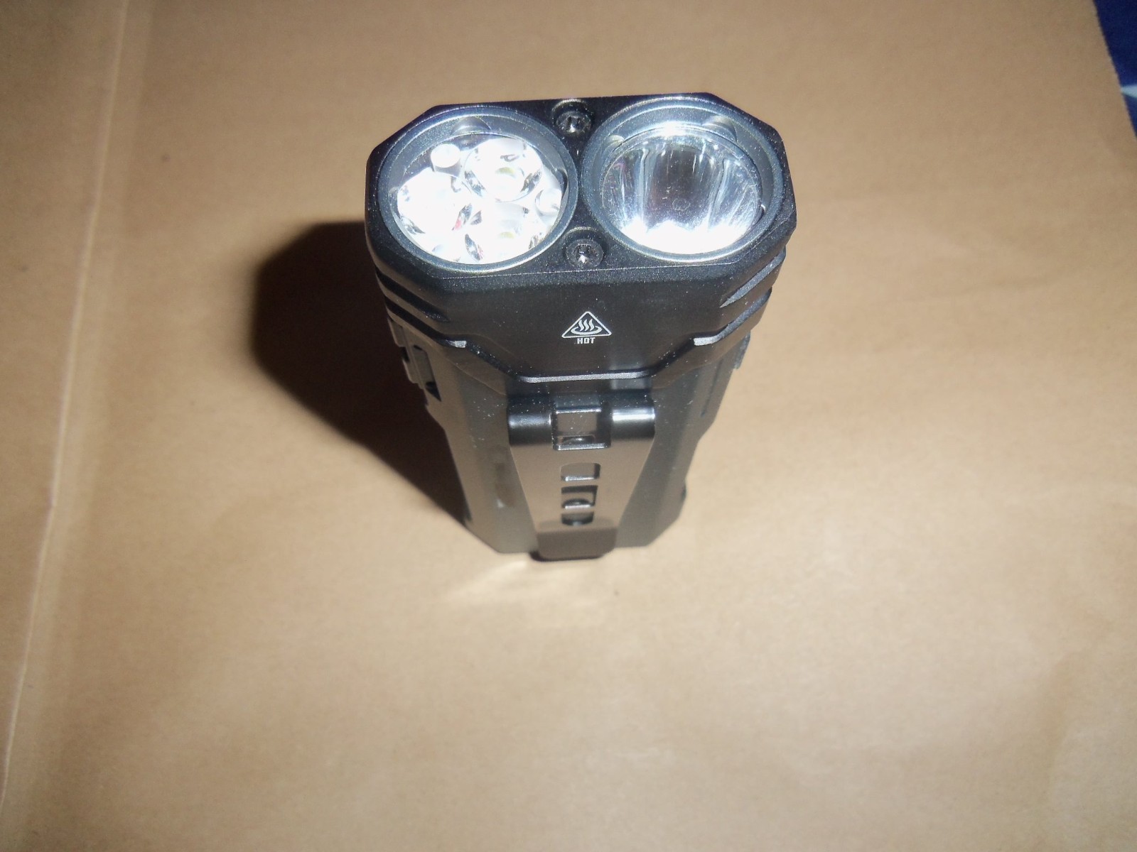 TUOWEE AB7 EDC Tactical Flashlight Rechargeable, Dual Modes 3,250 Lumens LOOK!