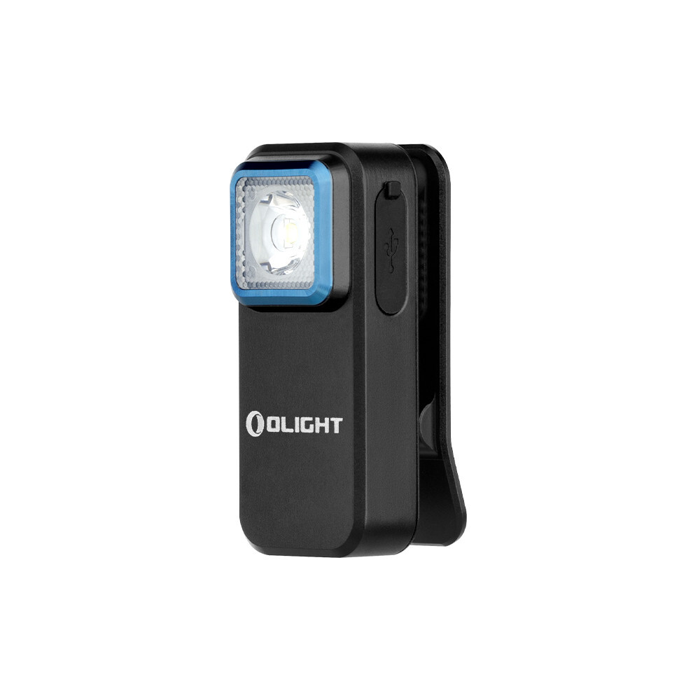 Olight Oclip Clip Light with White and Red Clip-on Light, 300 Lumens, 70 Meters