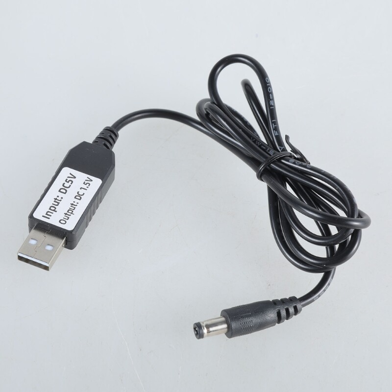 USB 5V 2A to 1.5V1A AA LR6 Power Cable Eliminators Line