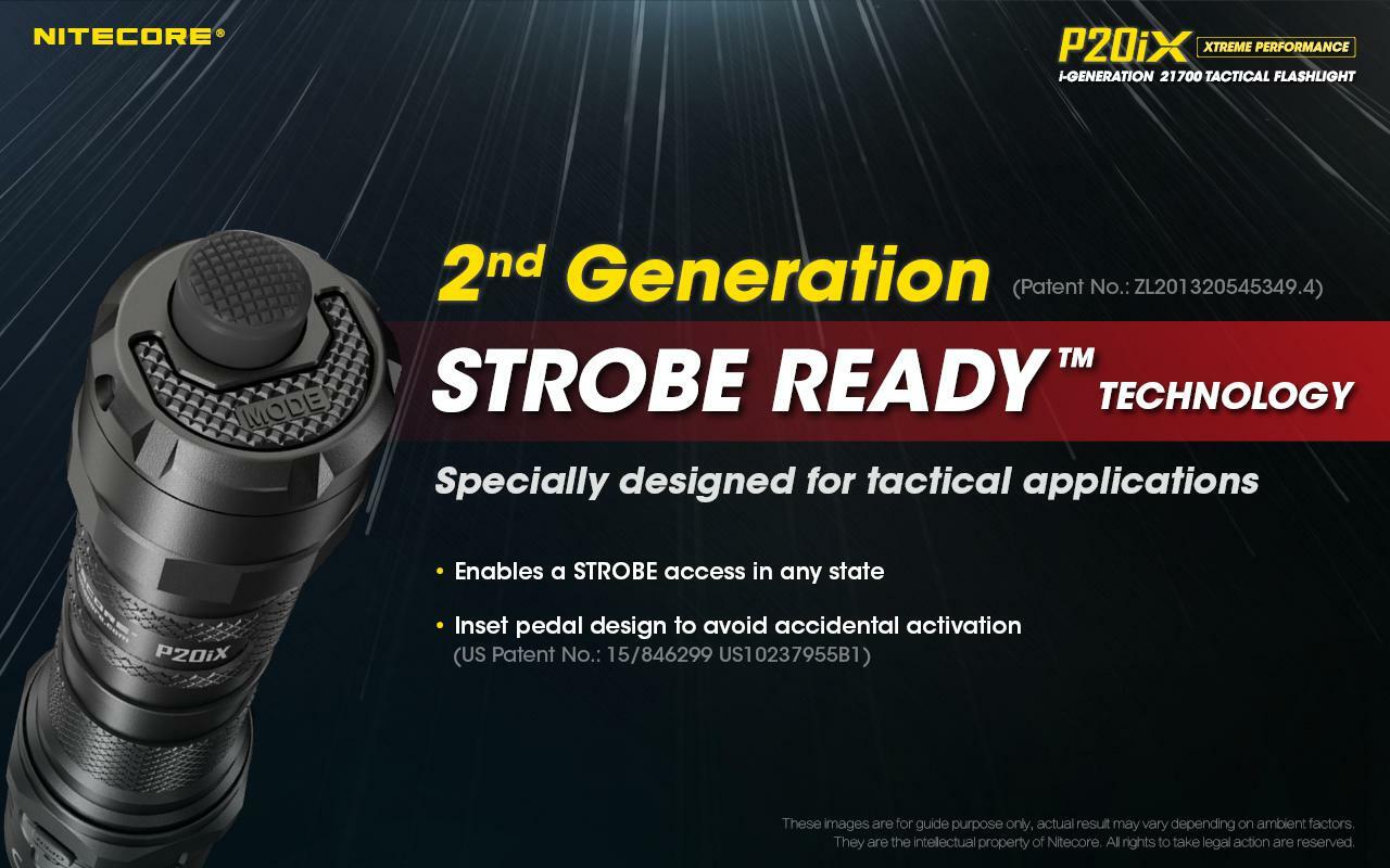 Nitecore P20iX USB-C Rechargeable LED Flashlight – w/NB20000 20000mAh Powerbank