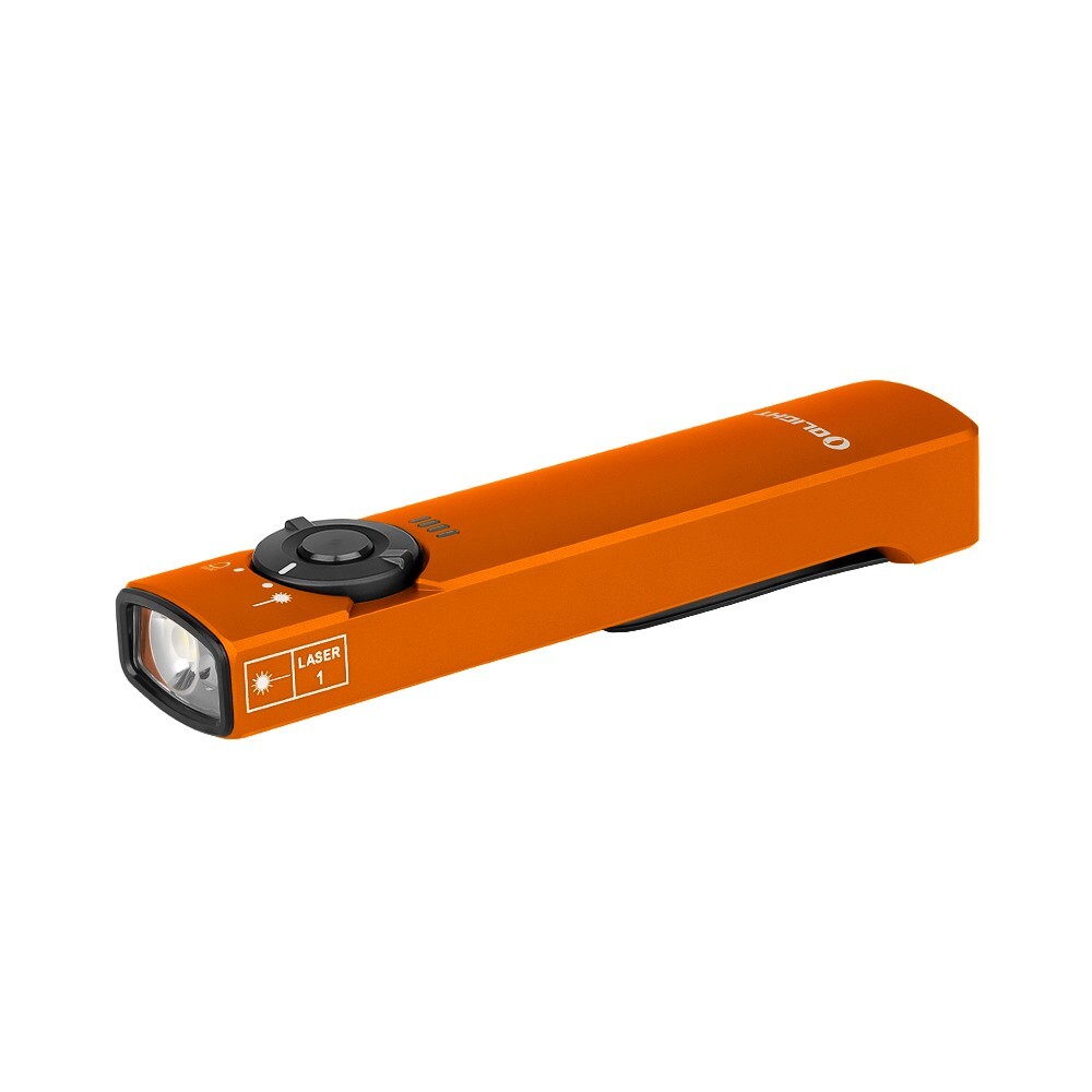 Olight Arkfeld Orange Flashlight, Green Laser & White Light, Cool White, 1000L
