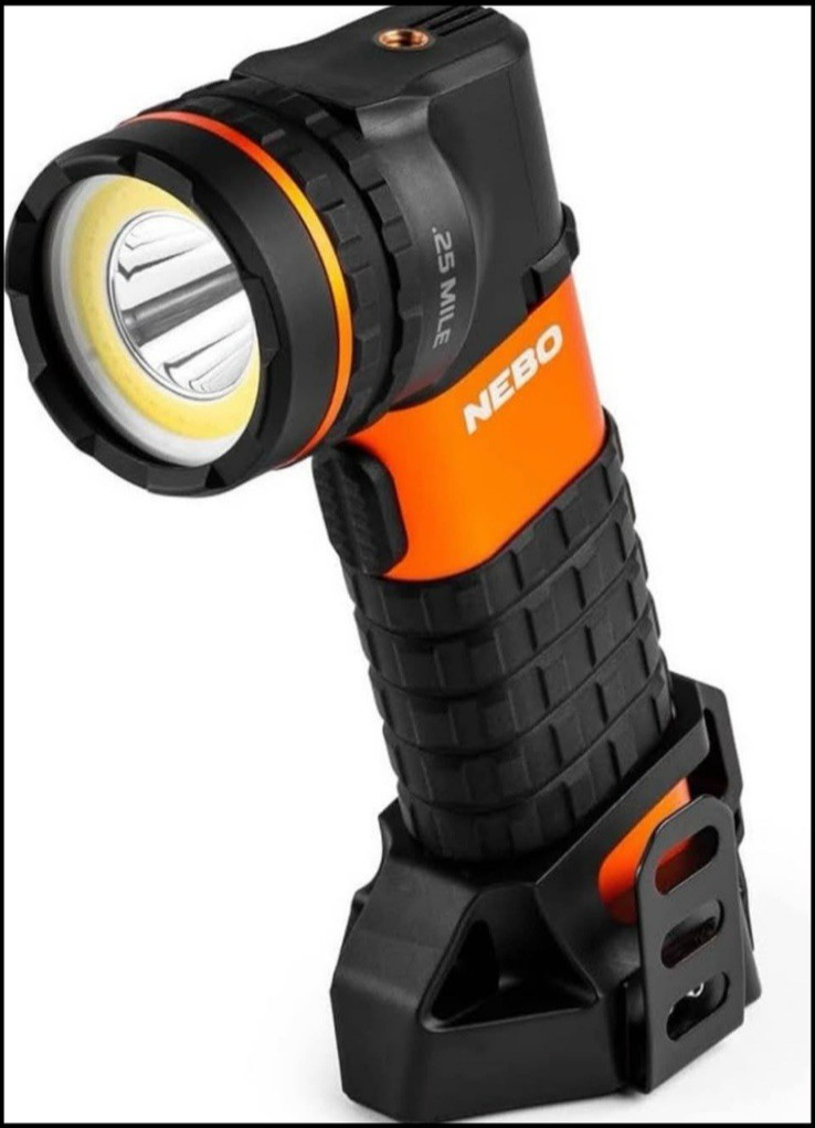NEBO Master Series SL25 Rechargeable Spotlight & Floodlight | 600 Lumens,…