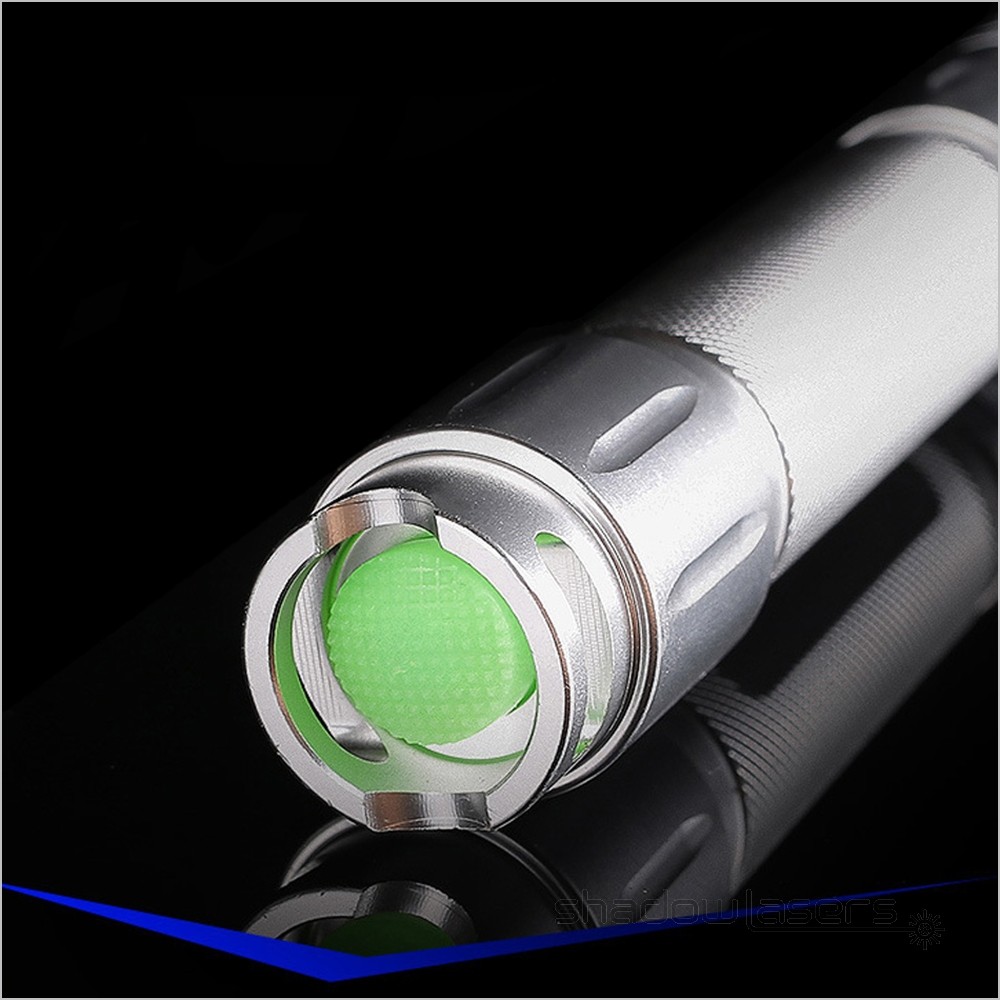 TH2000BQ1 Adjustable Focus 450nm Blue Aluminum Visible Beam Light Flashlight