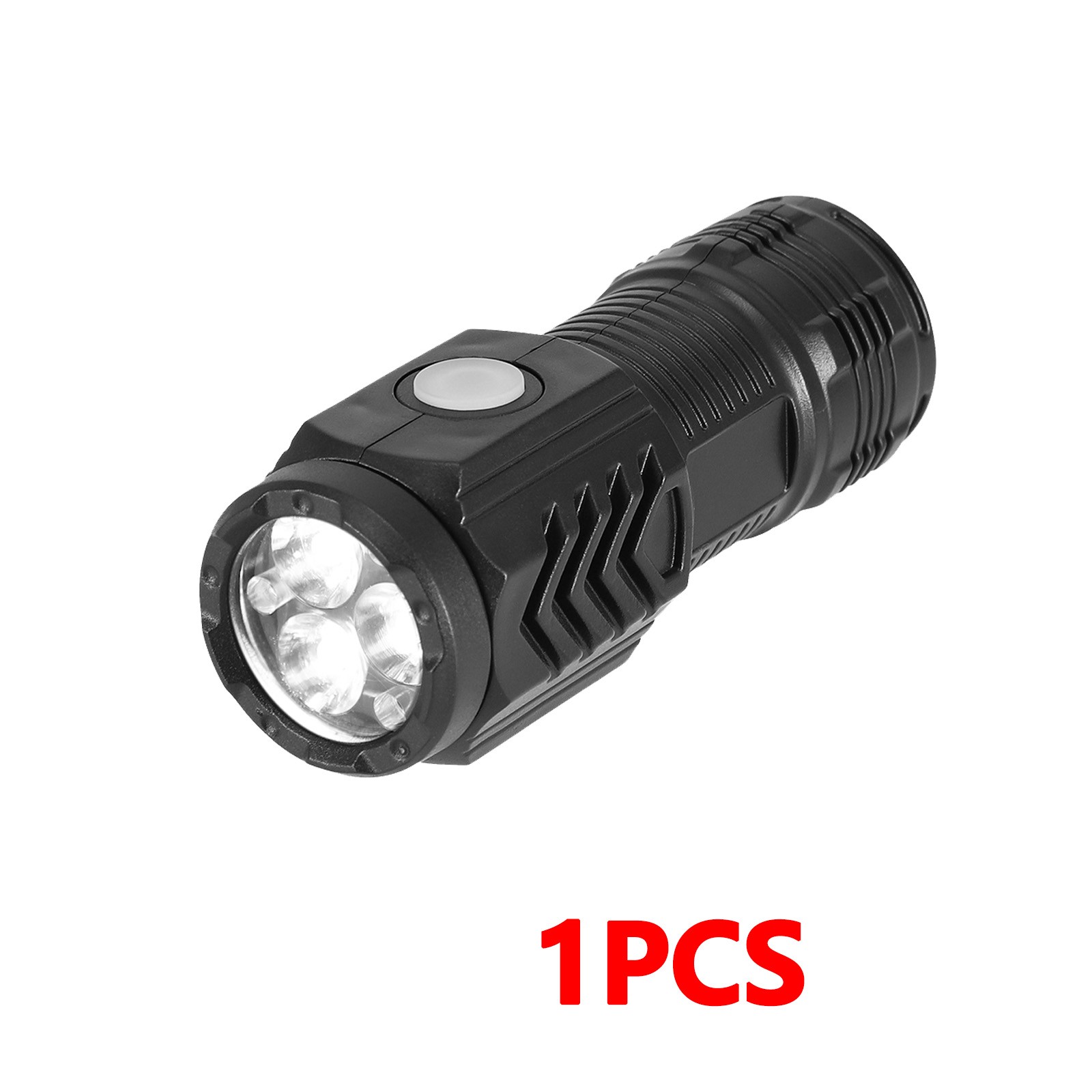 1-10PCS Super Bright Flashlight Mini Tactical Small LED Torch USB Rechargeable