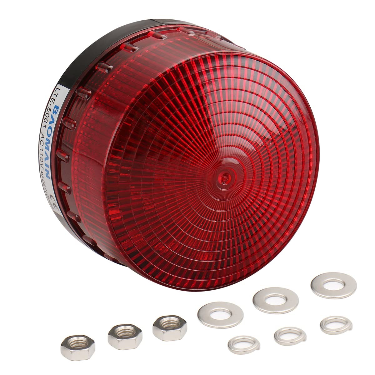 Industrial Warning Light Red Strobe 110V Signal Lamp Factory Construction