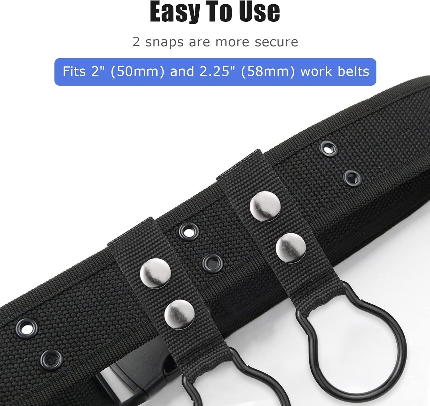 Portable Clip-On Nylon Flashlight Holder for Duty Belt – Secure and Reliable