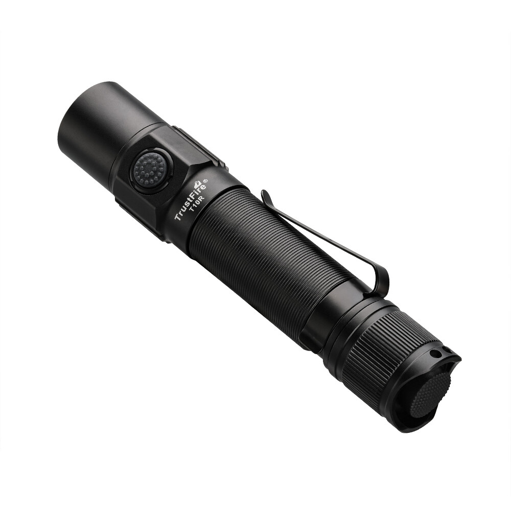 Trustfire New T10R 1800LM Tactical Police Flashlight Type-C Quick Rechargeable
