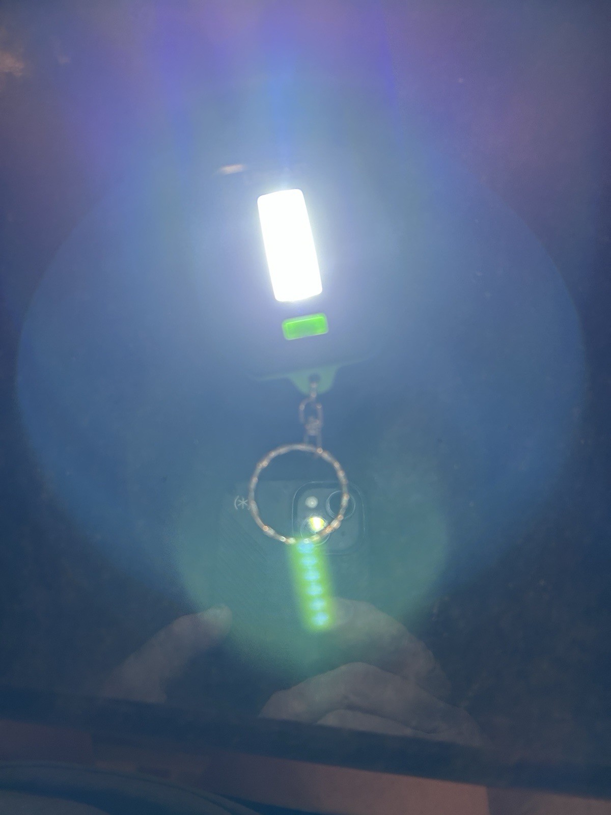 Outdoor Camping Emergency Light Mini LED Work Light Keychain