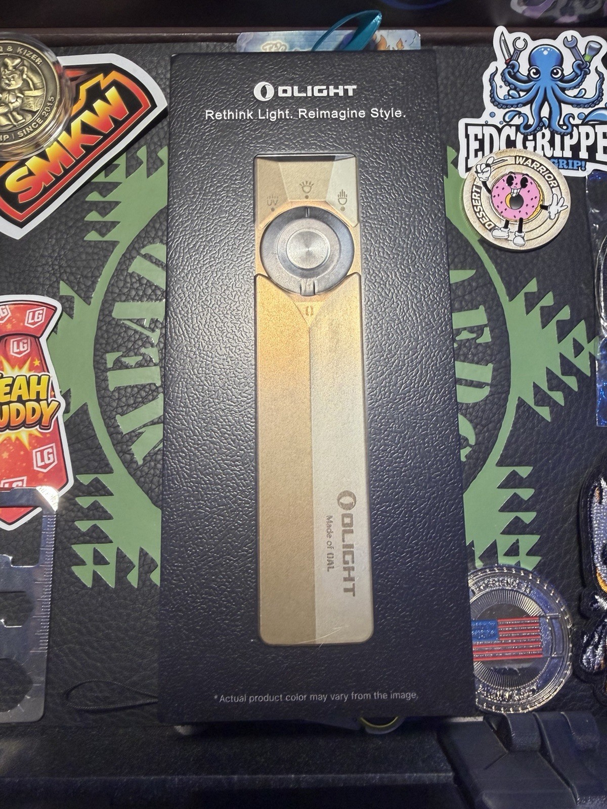 Olight ArkPro Ultra Brass Olive Green Flashlight ArkPro Ultra Class 3R CW