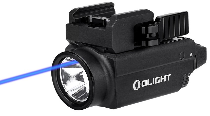 Olight Baldr S Rechargeable 800 Lumen Tactical Weapon Light, Blue Laser,GL/Pica