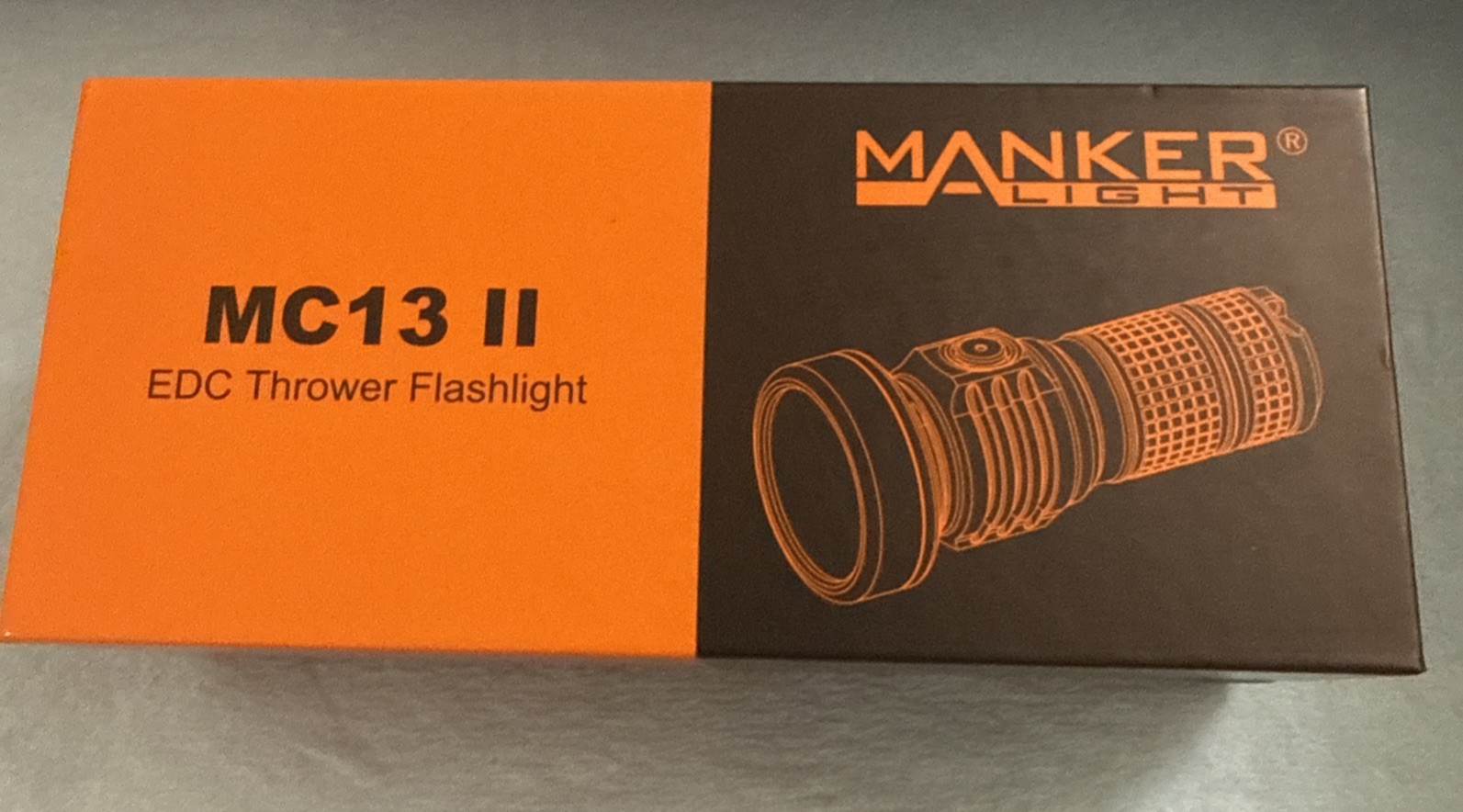 Manker MC13 II SBT90.2 Flashlight 4000LM 600m USB-C Rechargeable EDC
