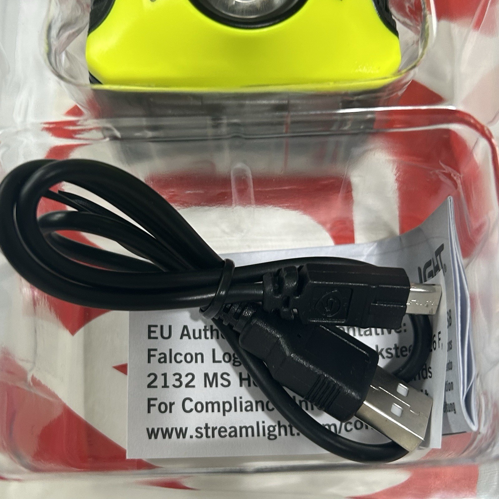 Streamlight Enduro® Pro Rechargeable USB LED Headlamp Flashlight Yellow 61435