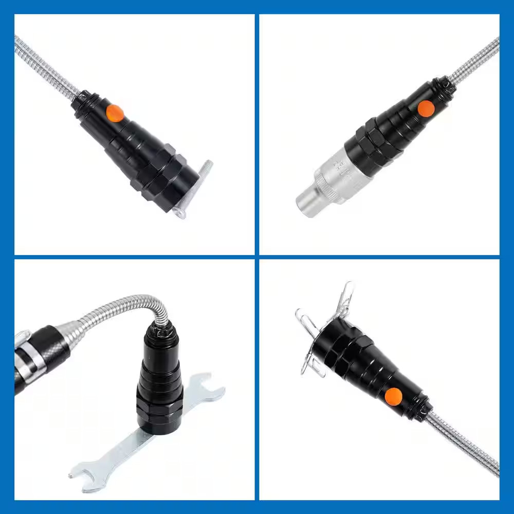 Extendable Magnetic Flashlight with Telescoping Magnet Pickup Tool, Extendable S