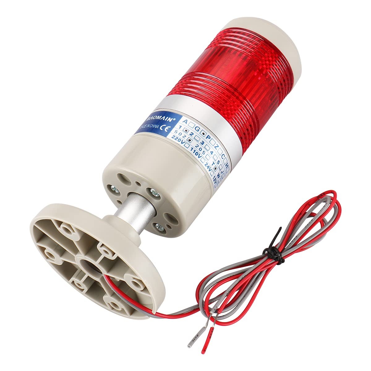 BAOMAIN Industrial Signal Light, Electric Fence Indicator Light with Mounting…