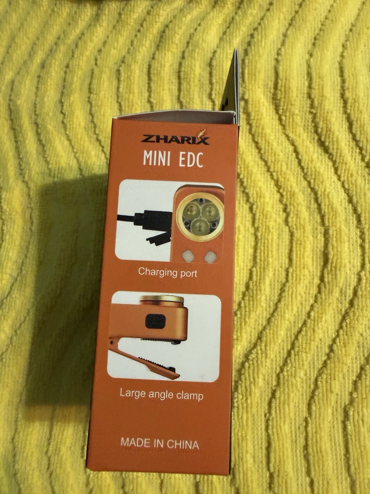 ZHARIX Mini EDC H30 LED Flashlight Rechargeable Clip On Magnetic 500lm IPX6