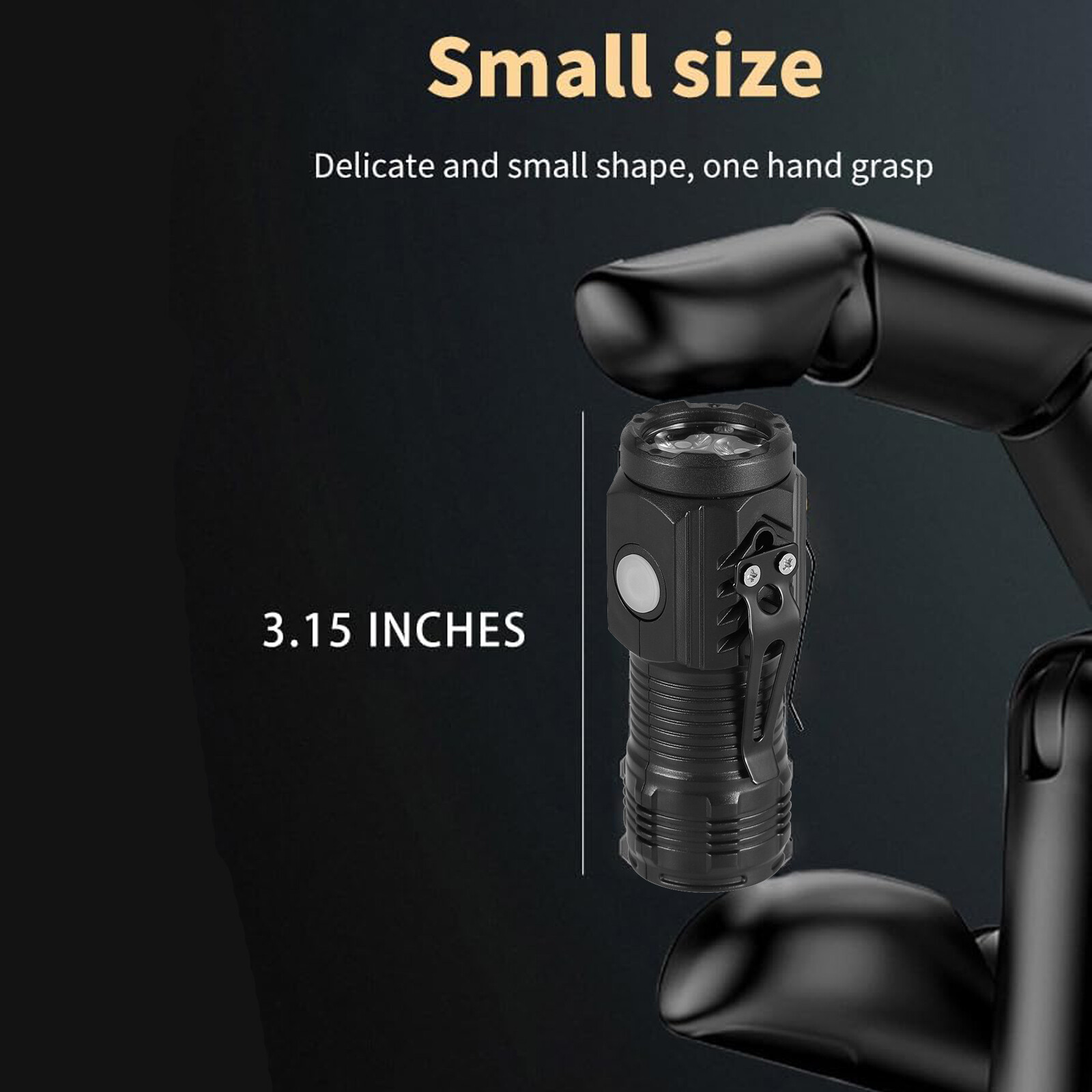 4 x Super Bright LED Torch Tactical Flashlight Camping Outdoor Lamp Rechargeable