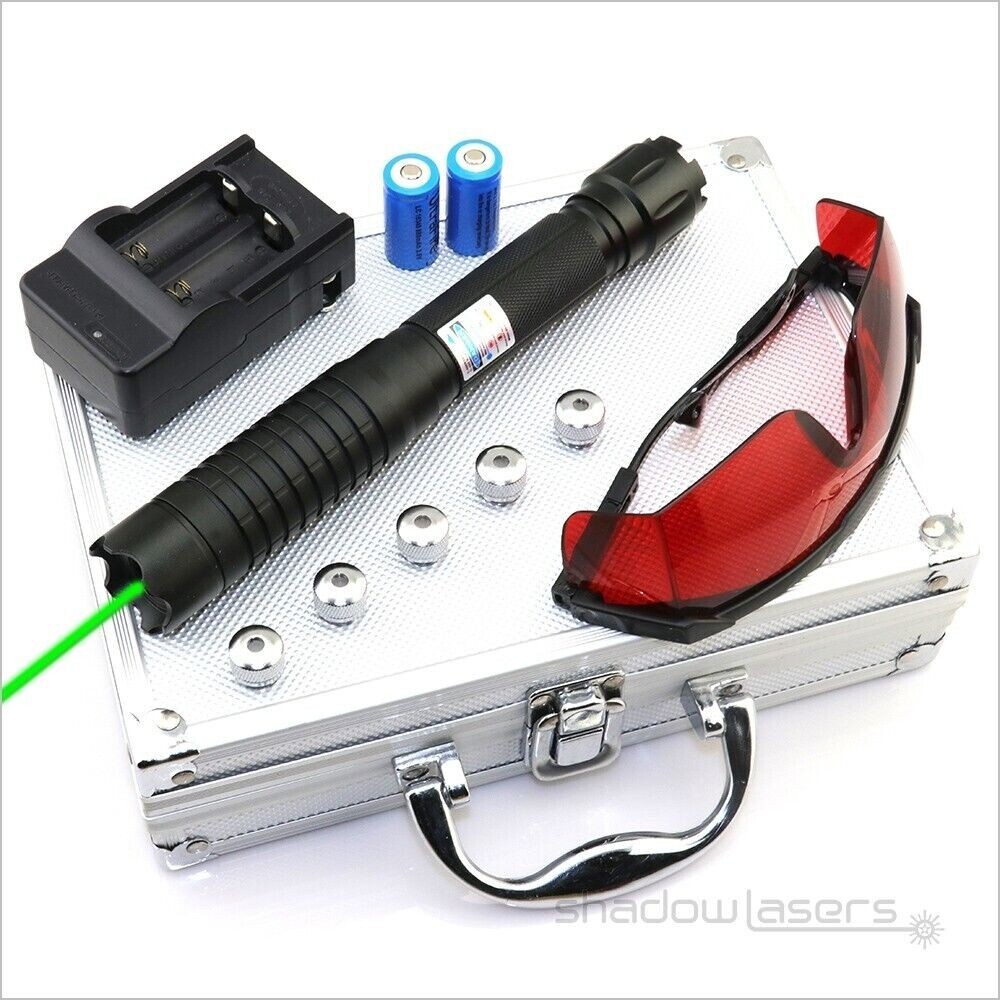 GQ6 THOR M II 520nm Adjustable Focus Green Laser Pointer Visible Laser Torch US