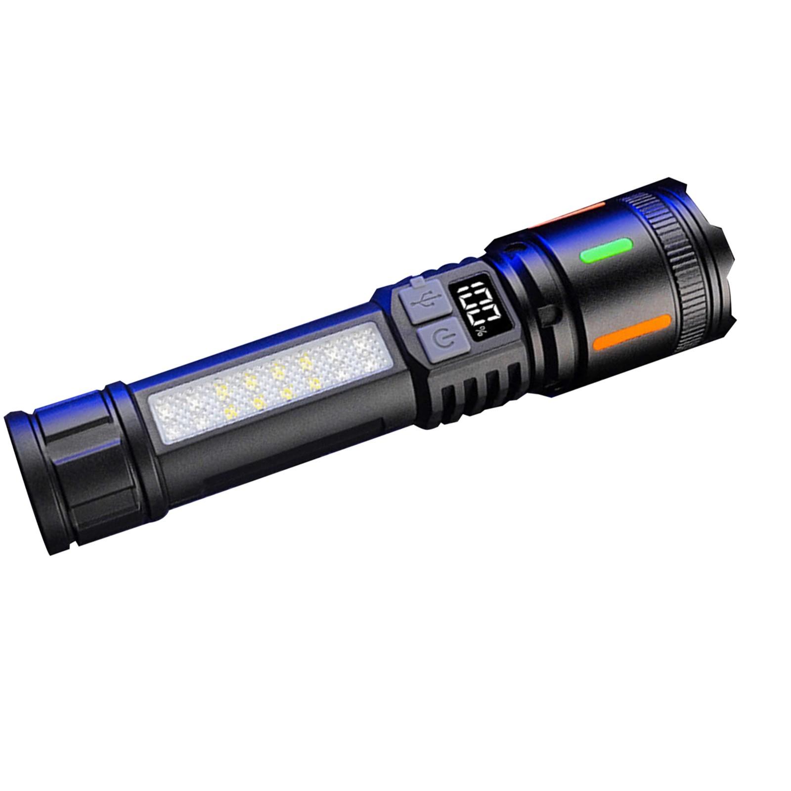 3000 Lumens Super Bright Rechargeable Flashlight with Type-C Charging IPX6