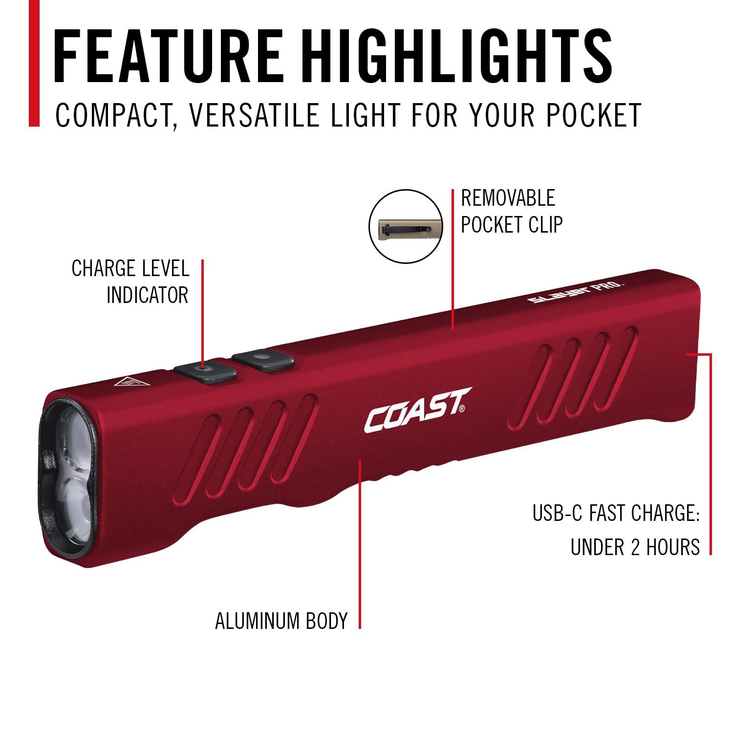 Rechargeable Waterproof Slayer Flashlight With Dual Optic System 1150 Lumens