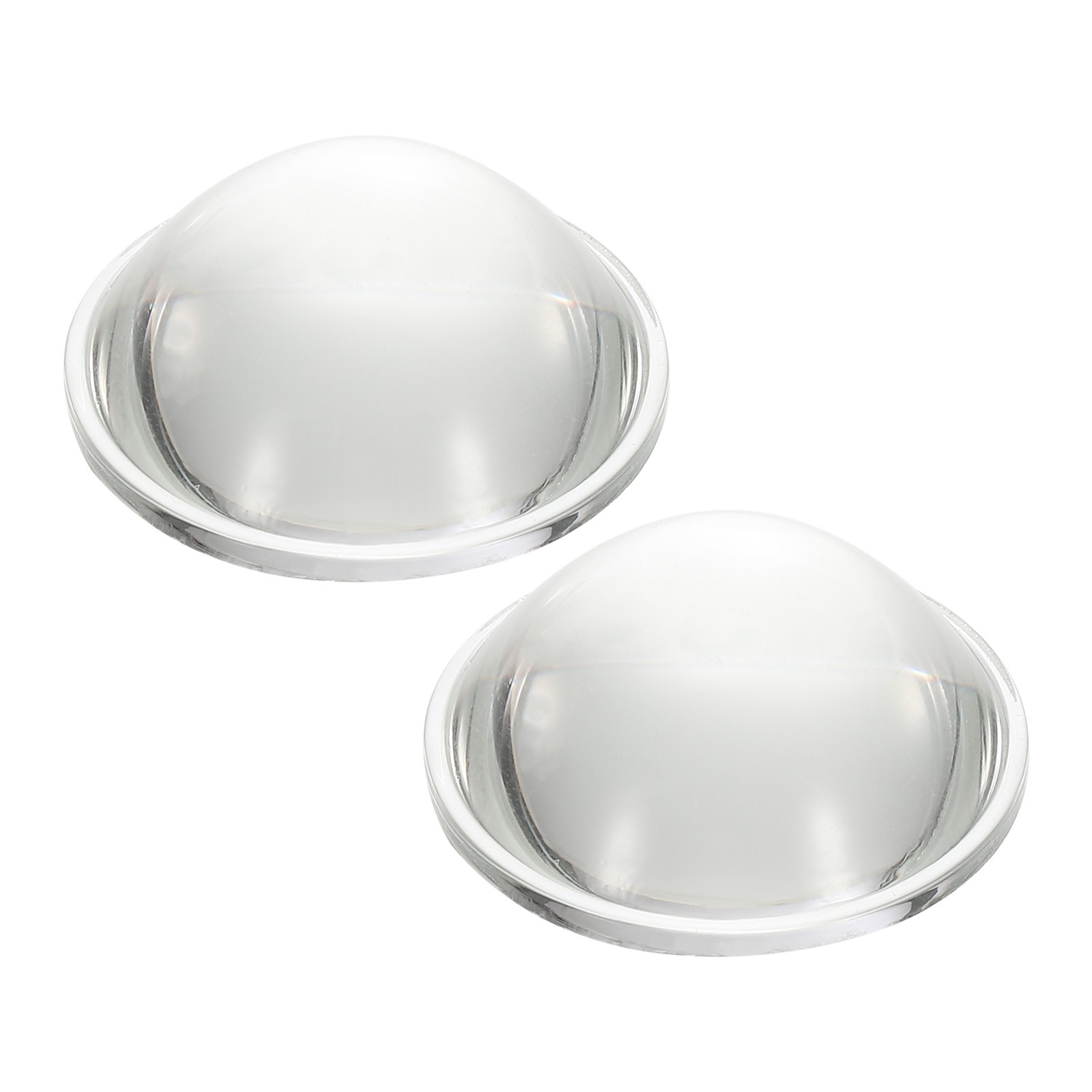 Diameter 40mm Flat Convex Lens, 2 Pcs Height 16mm Optical Lens, 2.4mm
