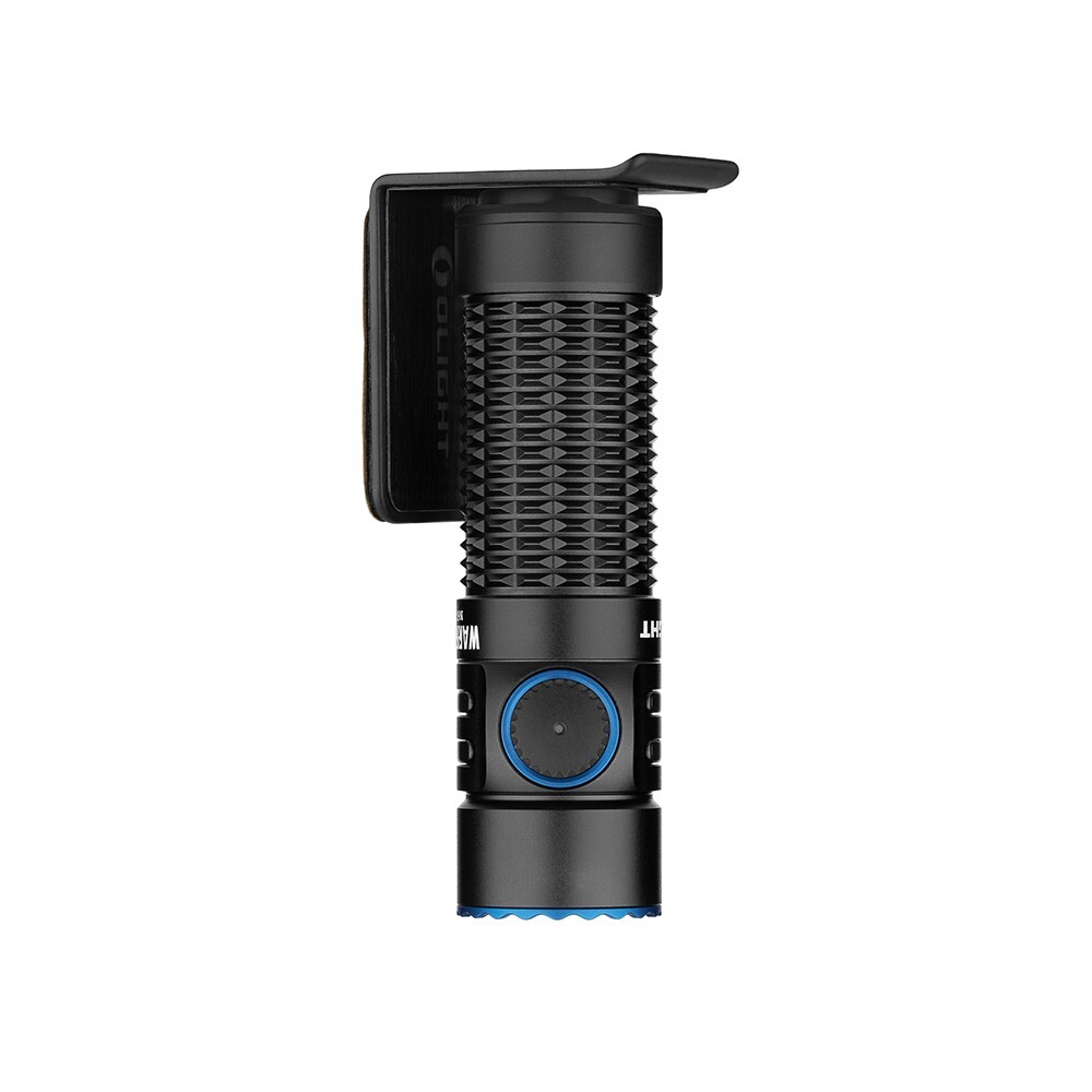 Olight Warrior Nano Black 1200 Lum Tactical Dual Switch EDC Flashlight, 442 FT