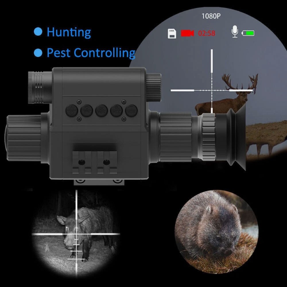 Megaorei M5 Night Vision Scope 4X 16X Hd 1080P Shockproof 200 400M Range