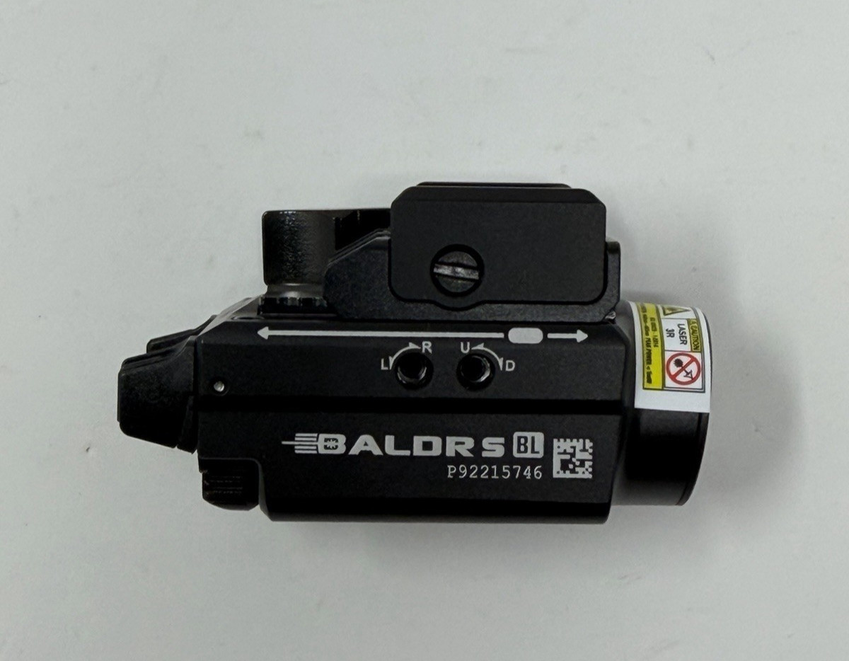 Olight Baldr S Rechargeable 800 Lumen Tactical Weapon Light, Blue Laser, GL/Pica