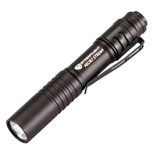 Streamlight, Inc 66604 MicroStream LED Flashlight, USB, 250 Lumens, Black, Box
