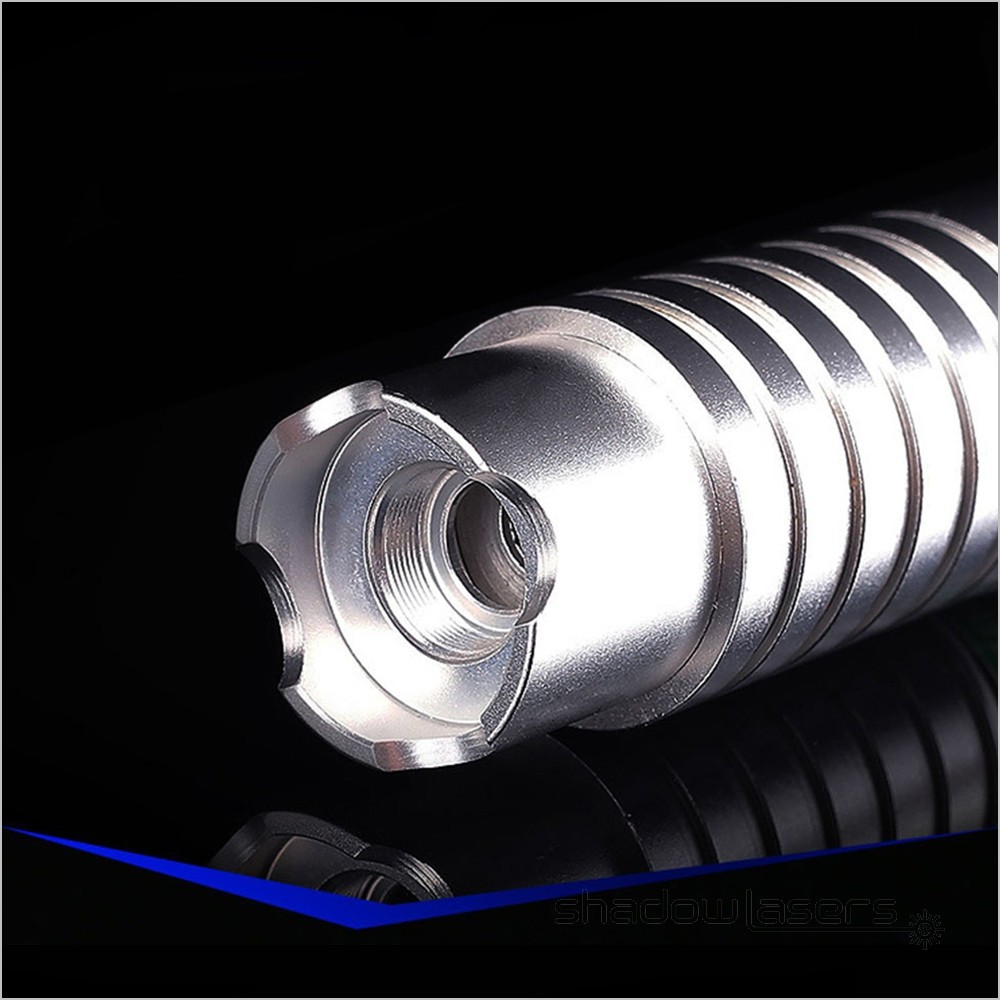 TH2000BQ1 Adjustable Focus 450nm Blue Aluminum Visible Beam Light Flashlight