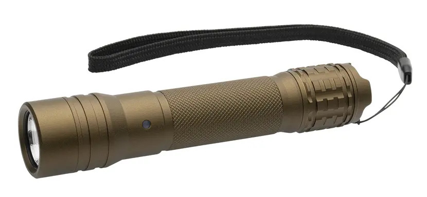 Browning Kobuk Flashlight Aluminum Rechargeable Resists Impact/Water Battery