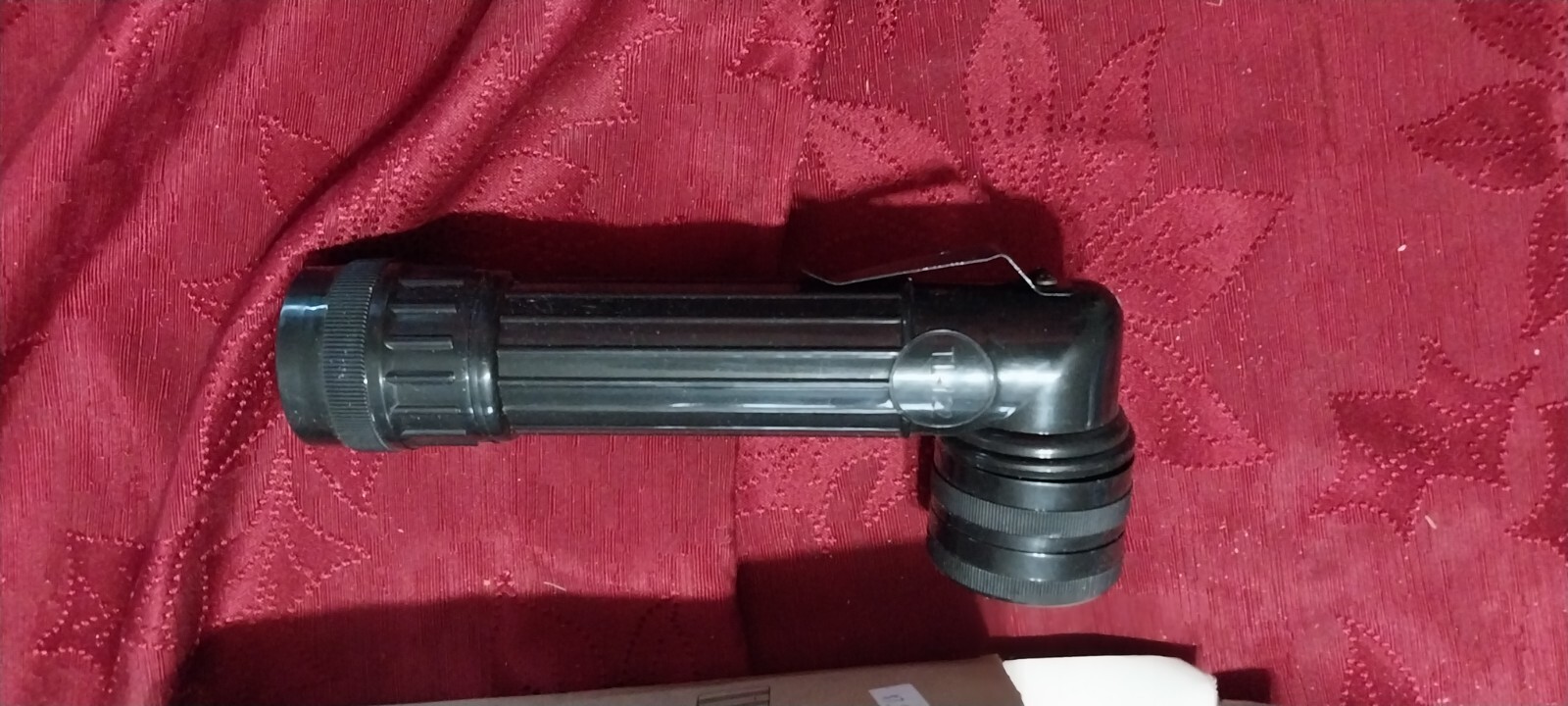 rothco flashlight angled head type d -cell black item # 639
