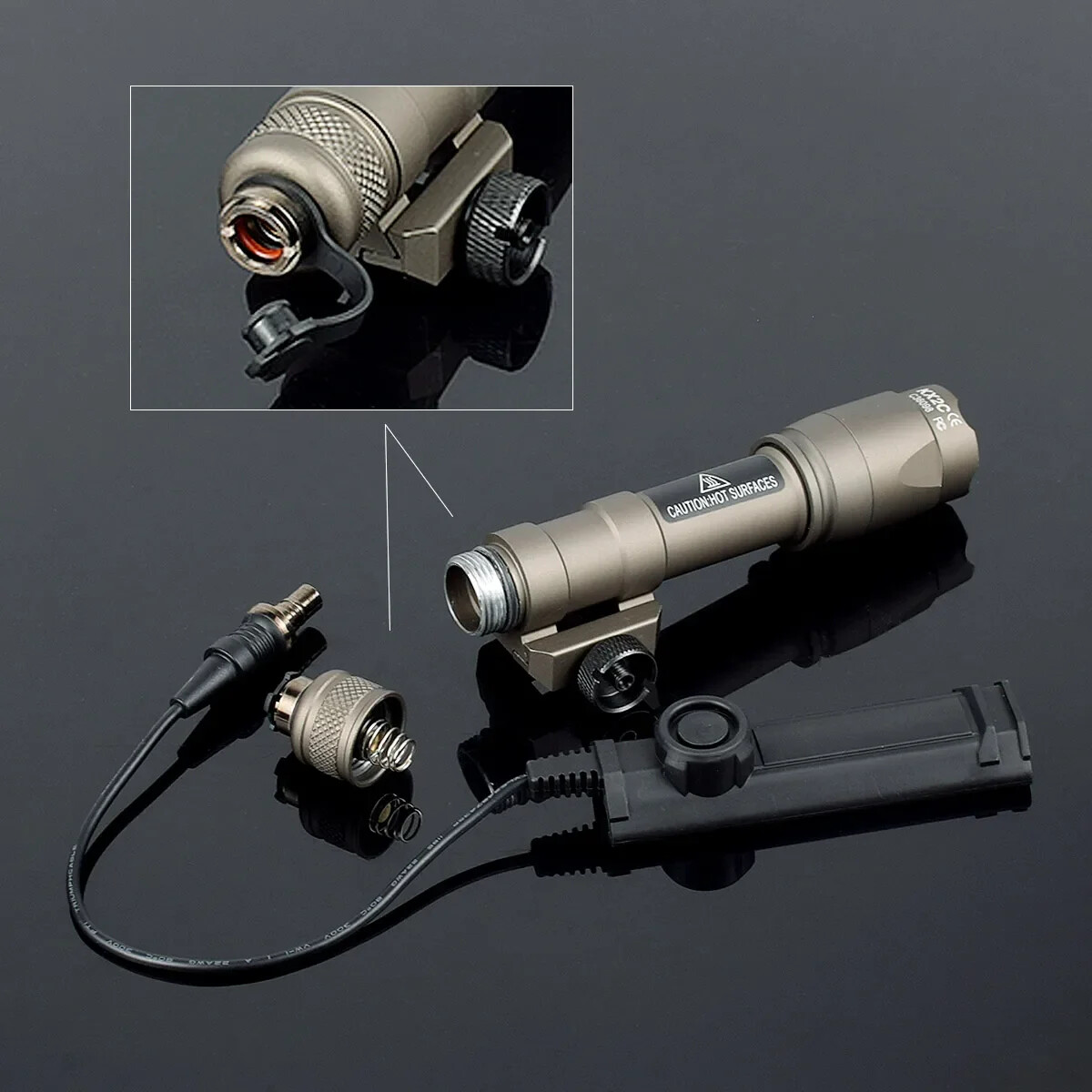 Light M600 M600B M600C Dual Pressure Switch Airsoft AR15 Flashlight
