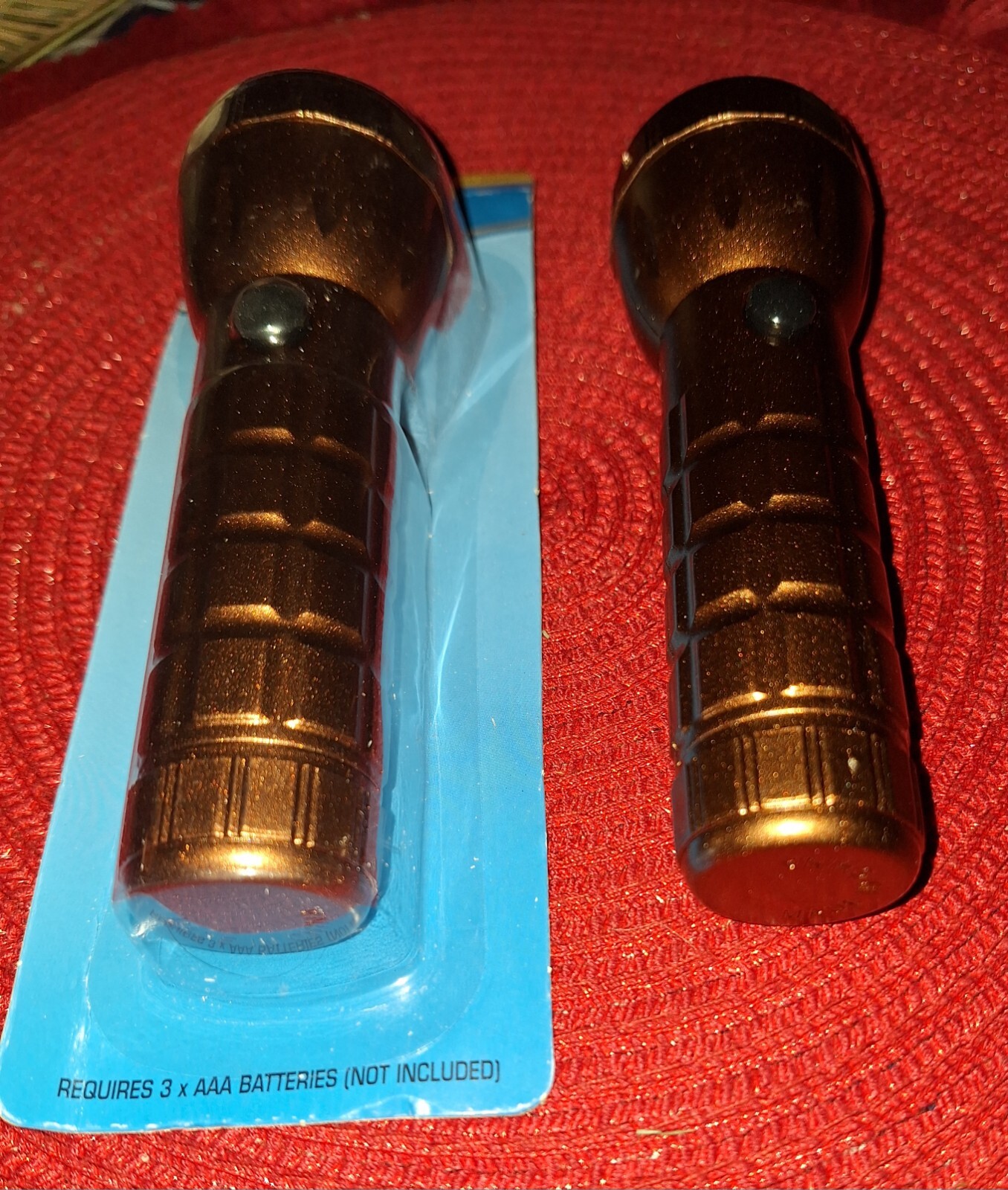 Led 5″ flashlight super bright Copper 2 Pack New