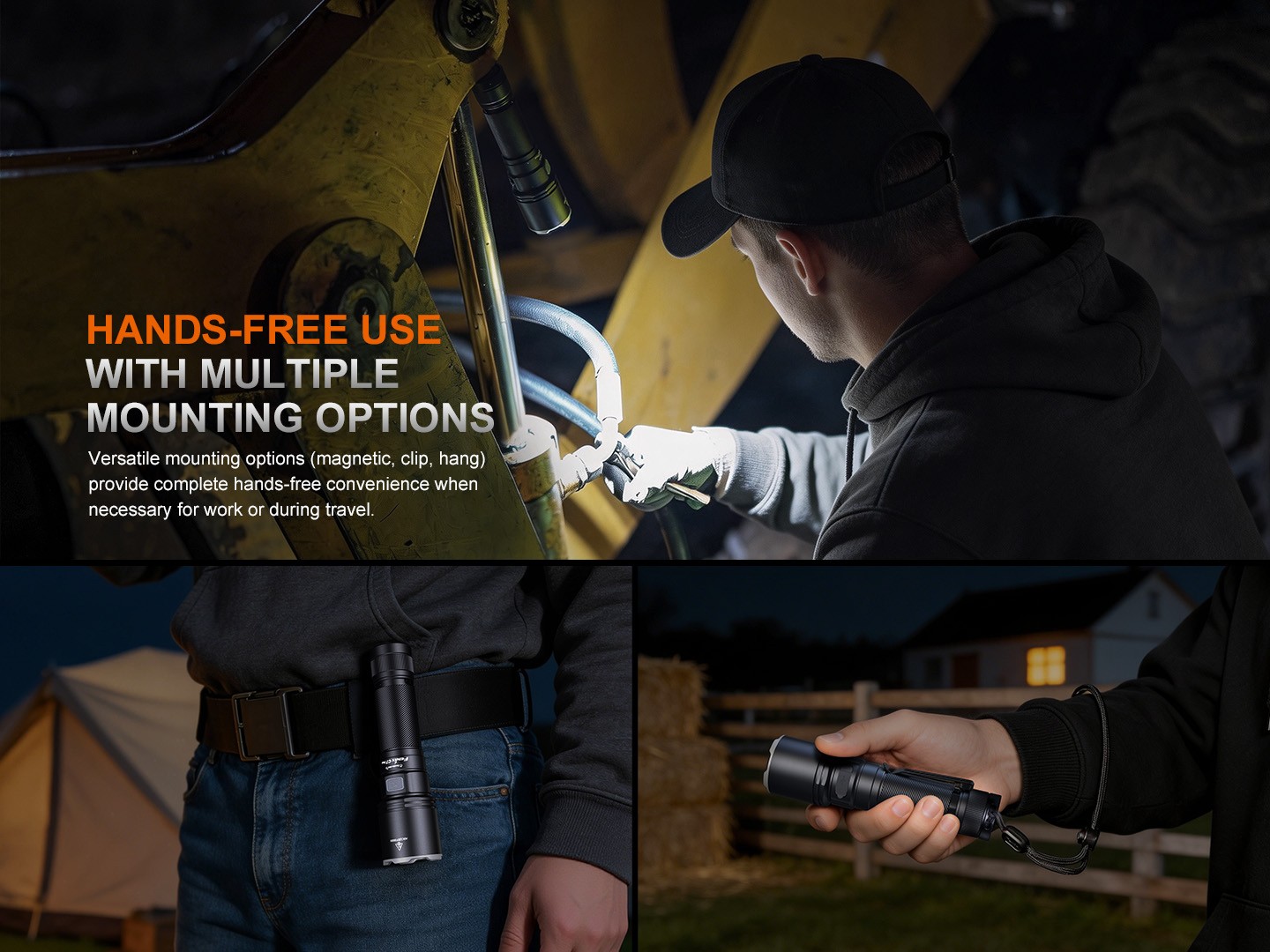 Fenix C7 Pro 4600 Lumem Tactical Fast Charging USB-C Flashlight
