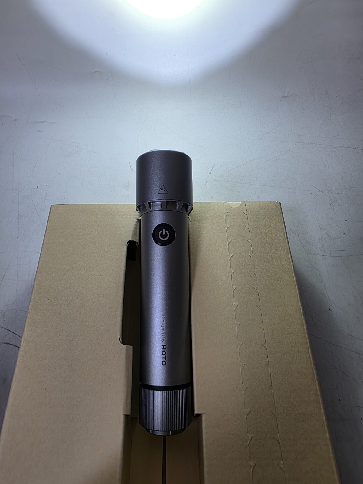 Hoto Tactical Flashlight LED Torch 5 Modes IP68 2300lm Battery Powered USB C