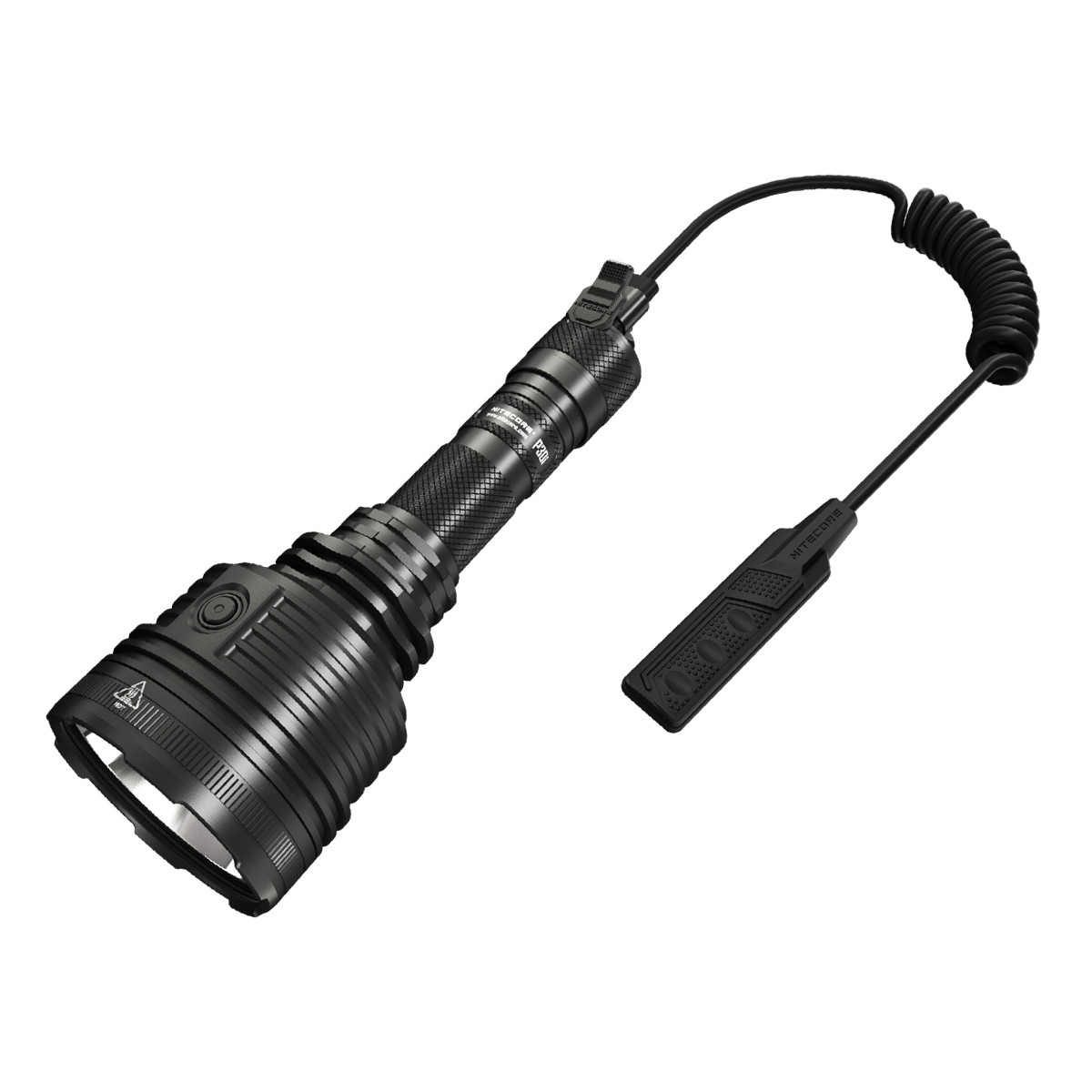 NITECORE P30i USB Rechargeable Flashlight w/GM02 Mount & Extra NL2150HPi Battery