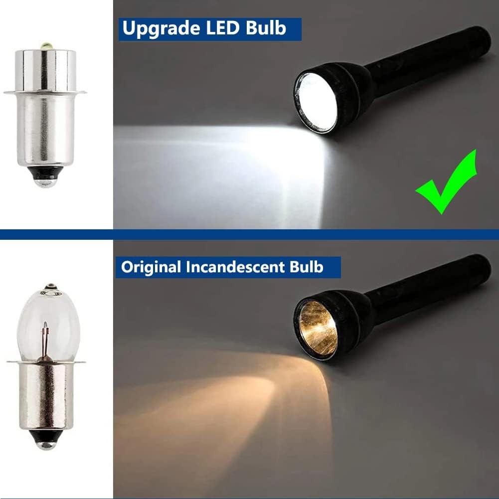 Energy-Efficient 3W LED Bulb for Flashlights – Bright 6000K Light & Easy Install