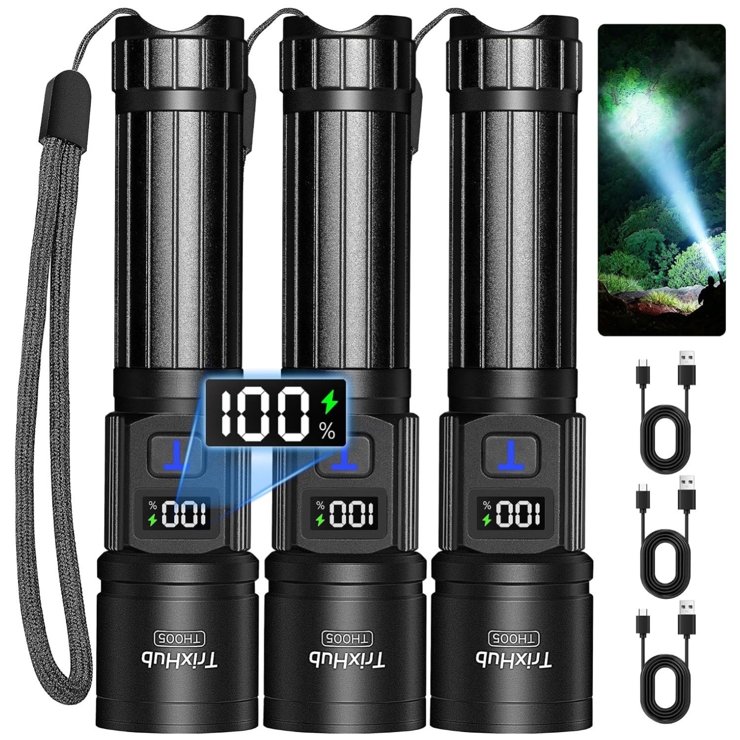 Sturdy Aluminum Shell Flashlights – Water Resistant