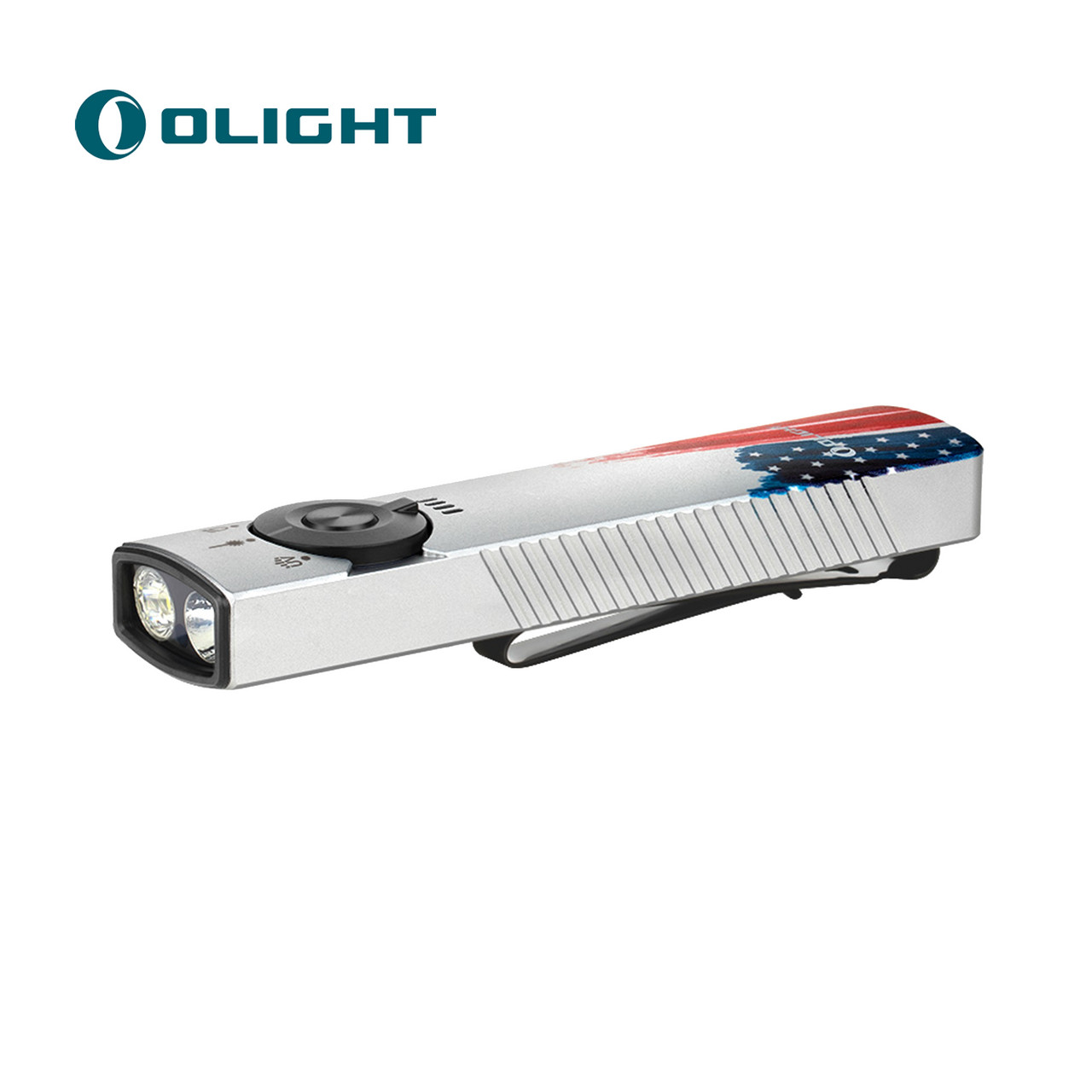 Olight Arkfeld Pro 3R 1300Lm Flashlight with UV Light & Green Laser Zombie Green