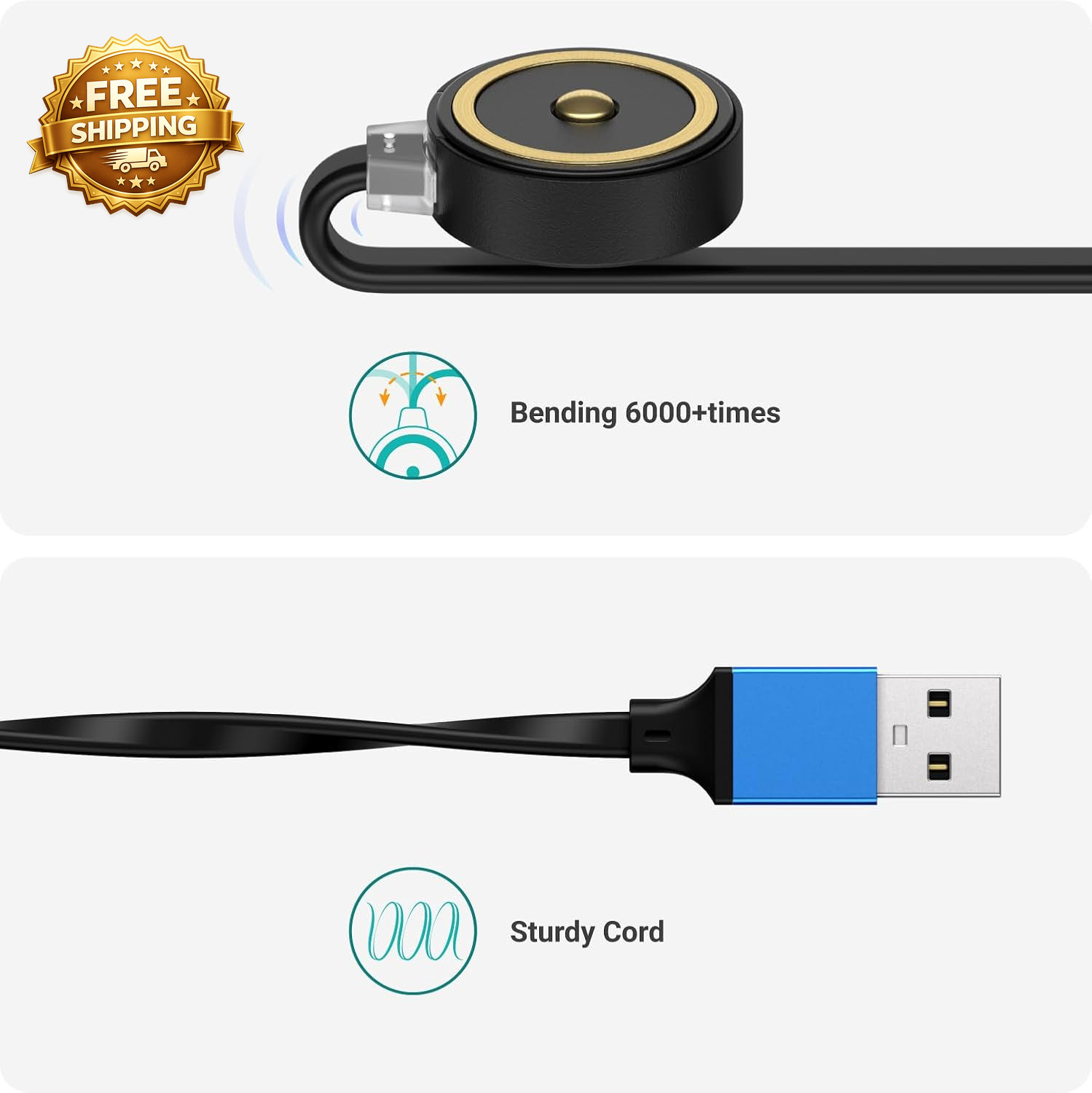 MCC3 1A 1 5A 2A Magnetic Charger Compatible with Olight Flashlight Odin