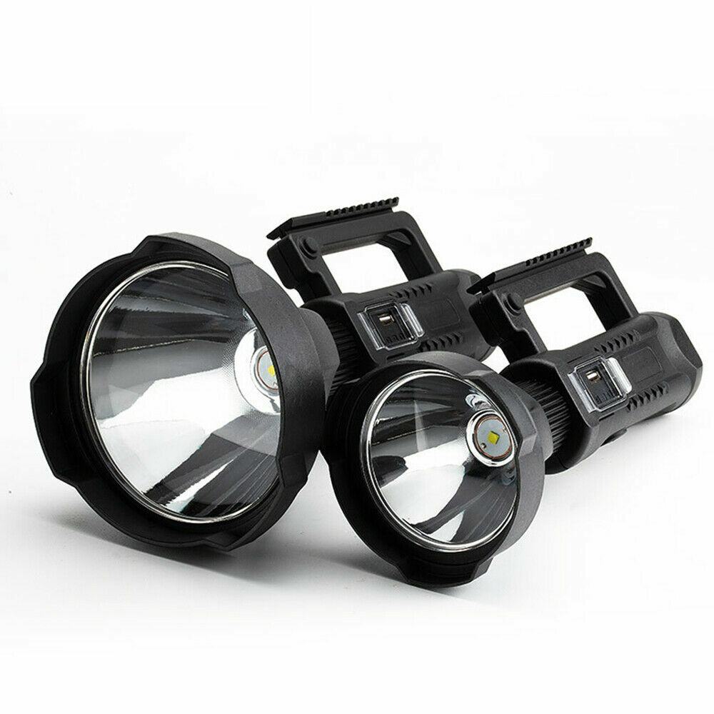 Powerful 100W LED Flashlight P70/P50 Rechargeable 4 Modes Torch Searchlight