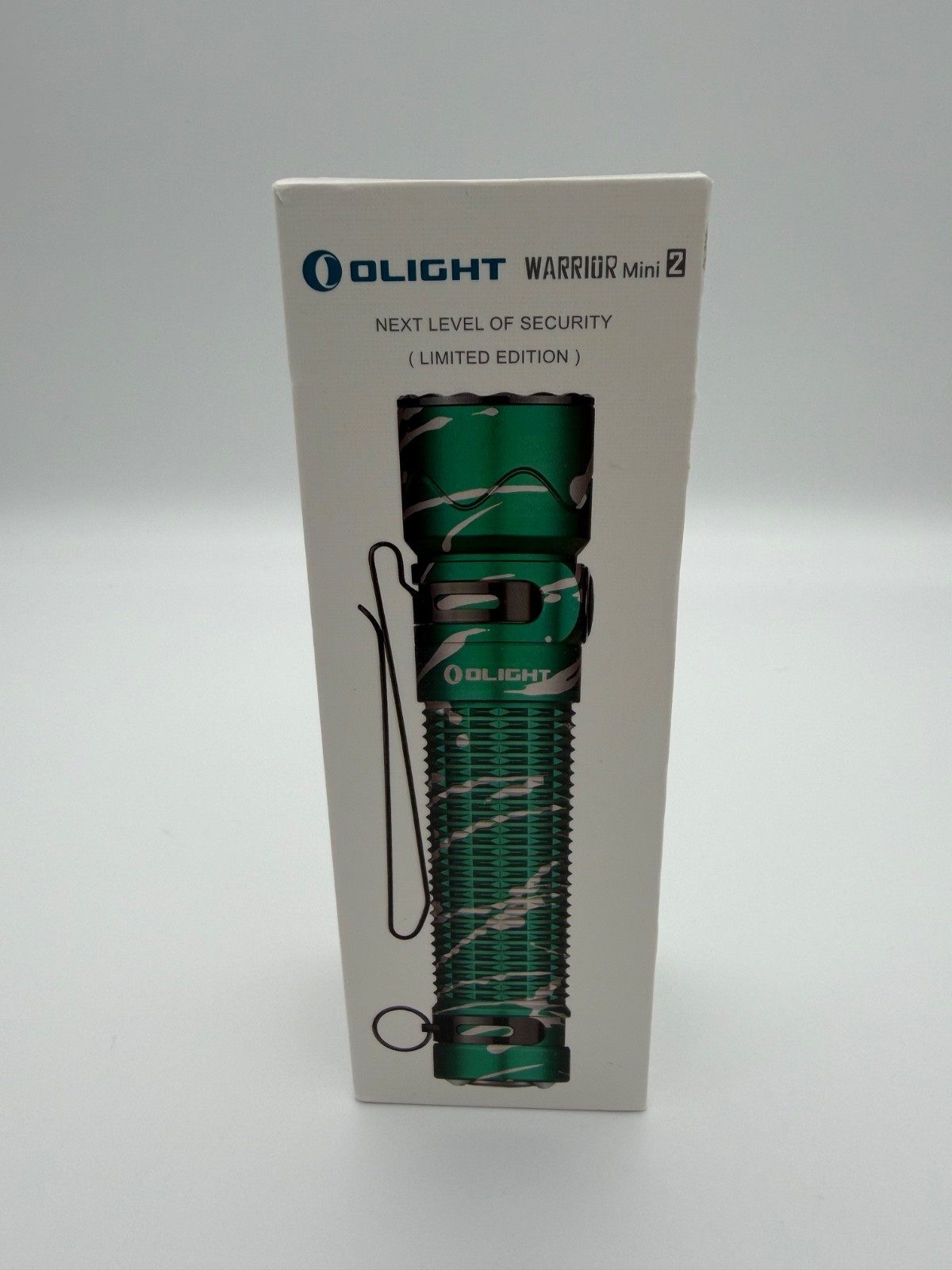 Olight Warrior Mini 2 Limited Edition SUPER RARE COLOR BATTLE GREEN BRAND NEW