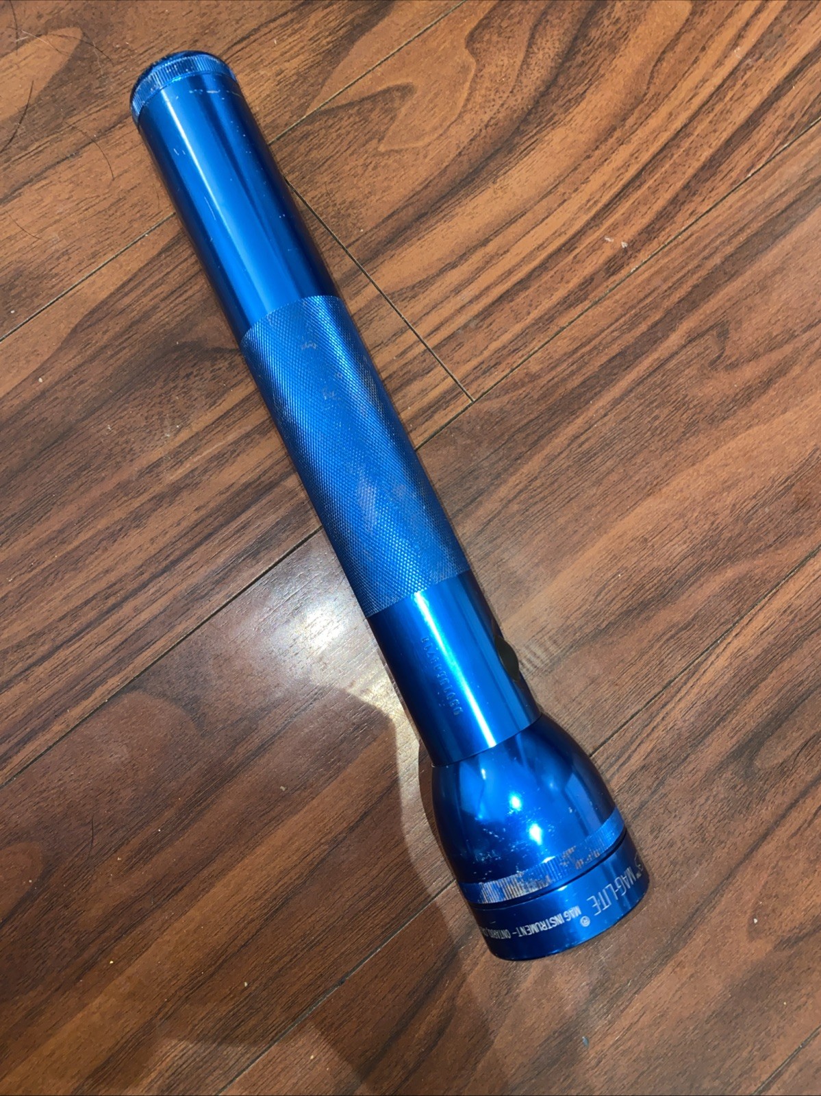 12.5″ Mag-Lite Blue Aluminum Flashlight Made In The USA D3049558844 Bat. Not Inc