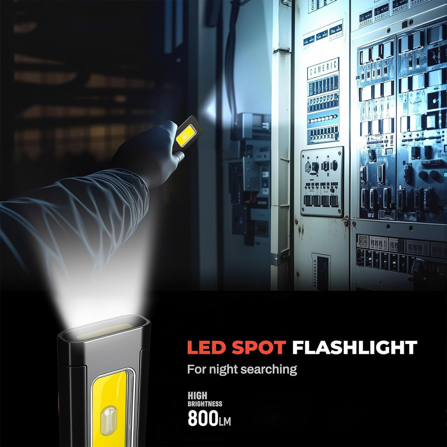 Pocket Flashlight, Compact Multi-Modes EDC Flashlights, USB-C Rechargeable, IPX4