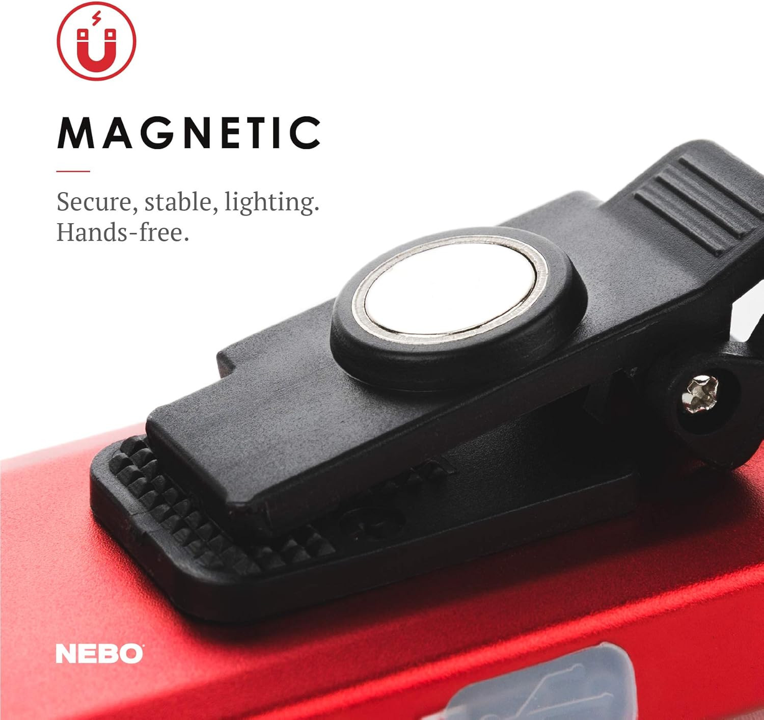 Slim Pocket Flashlight | 500 Lumens, Rechargeable Mini EDC Work Light, Magnetic