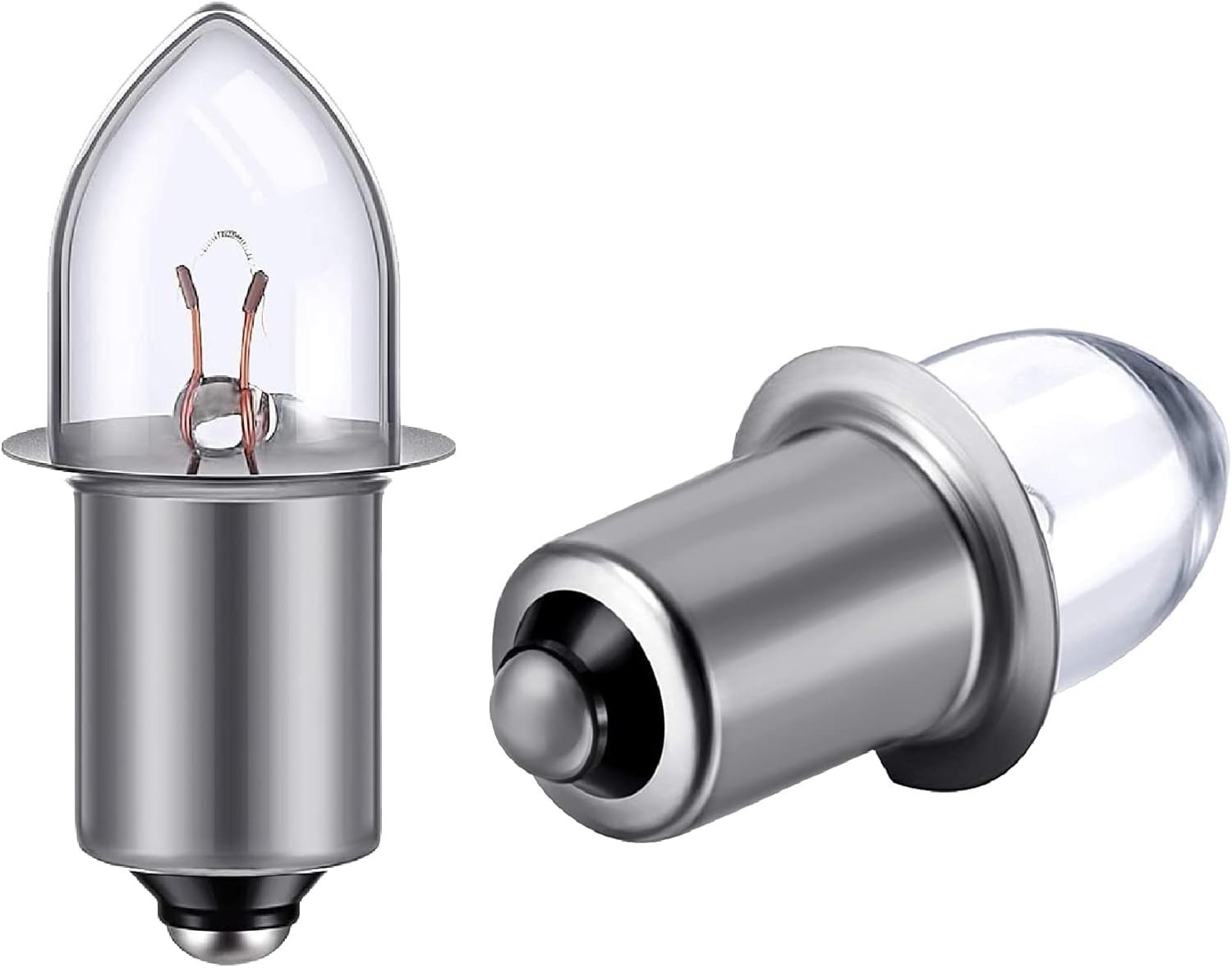 2-Pack 4D Krypton Flashlight Bulbs – 6V / 4.8V, B22d Bayonet, Bright 5000K Da…
